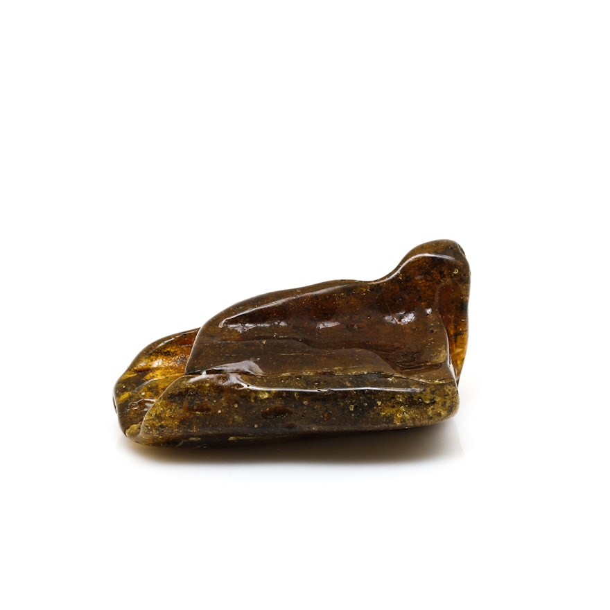 Loose 84.80 Gram Amber Gemstone