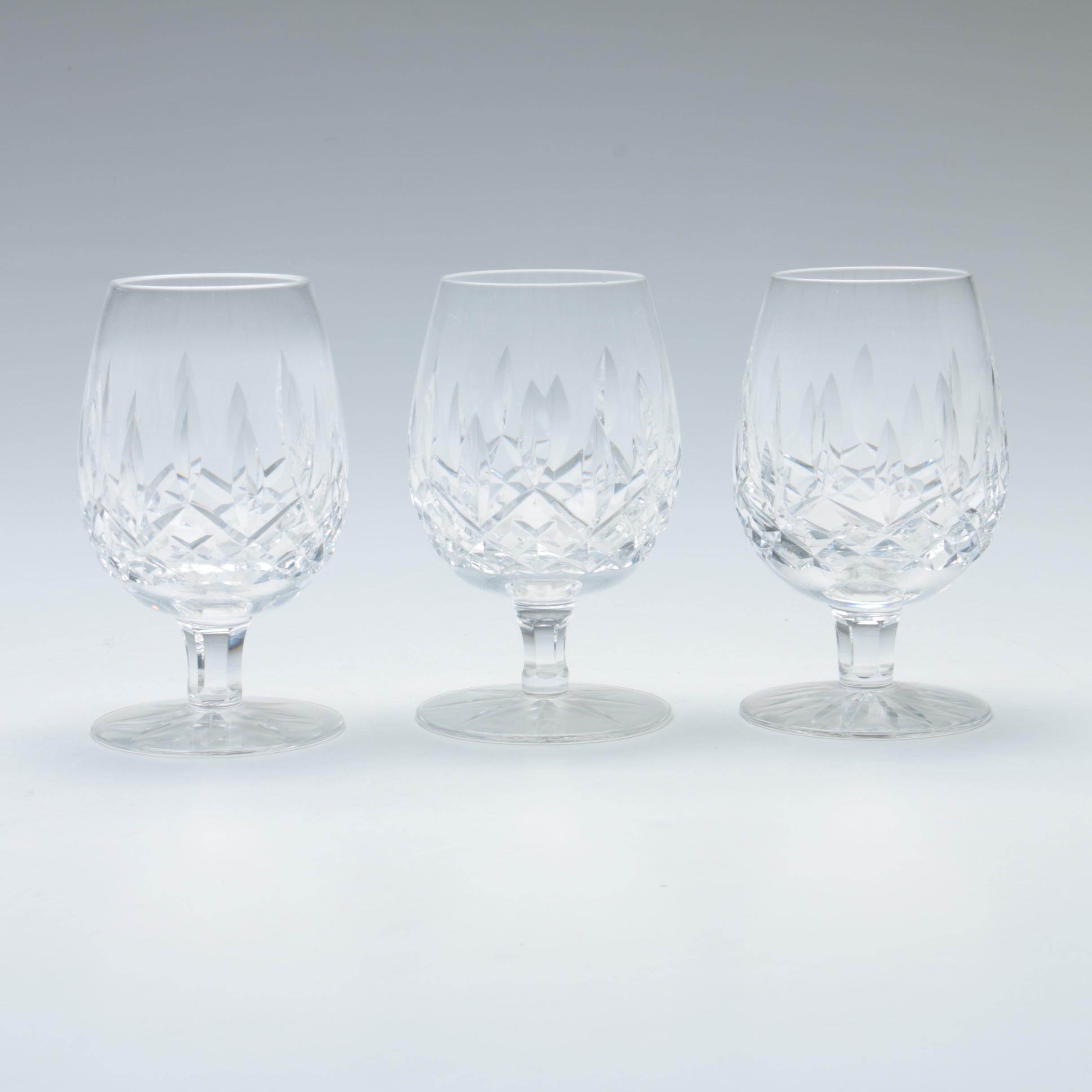Waterford Crystal "Lismore" Brandy Snifters