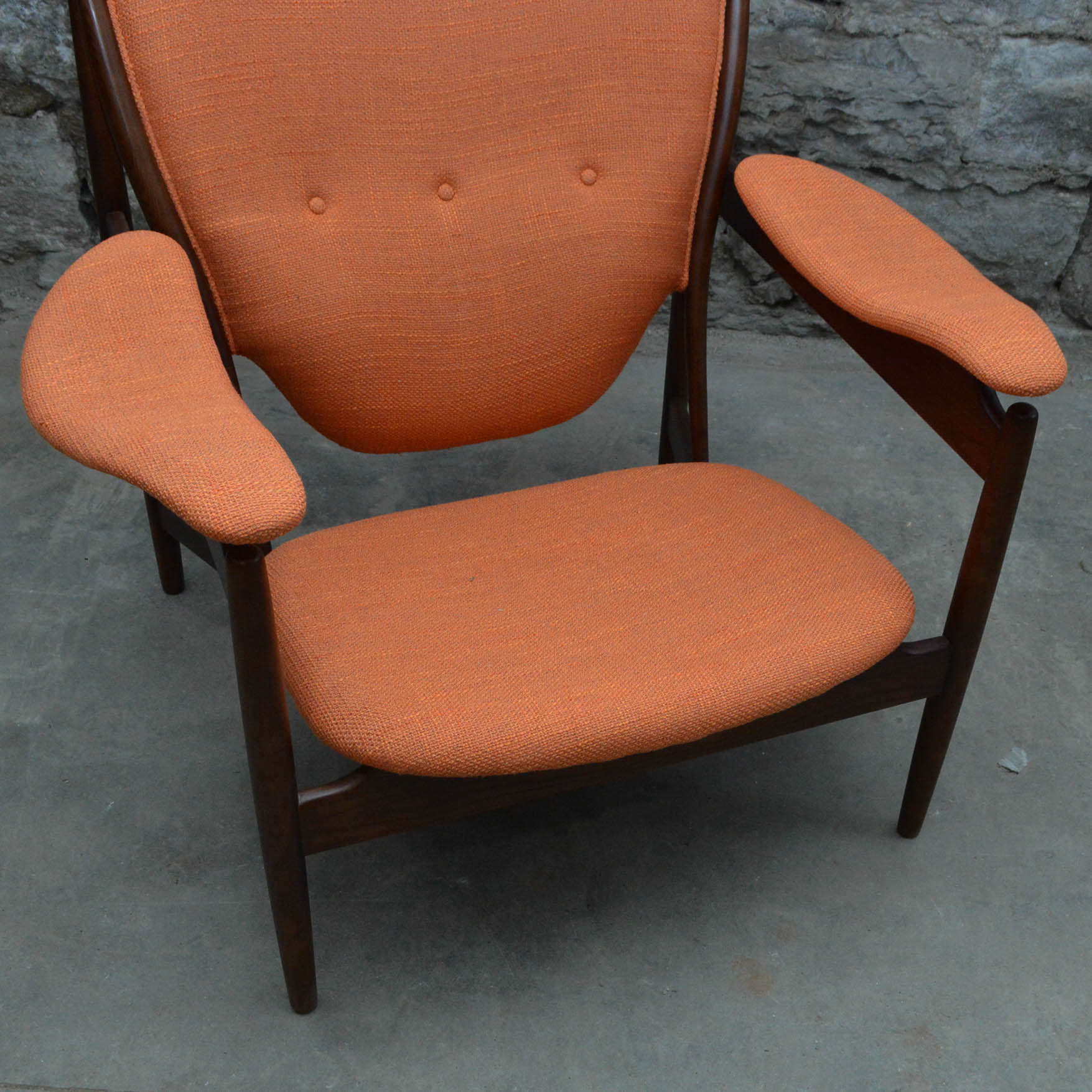 Danish Modern Armchair, After Finn Juhl
