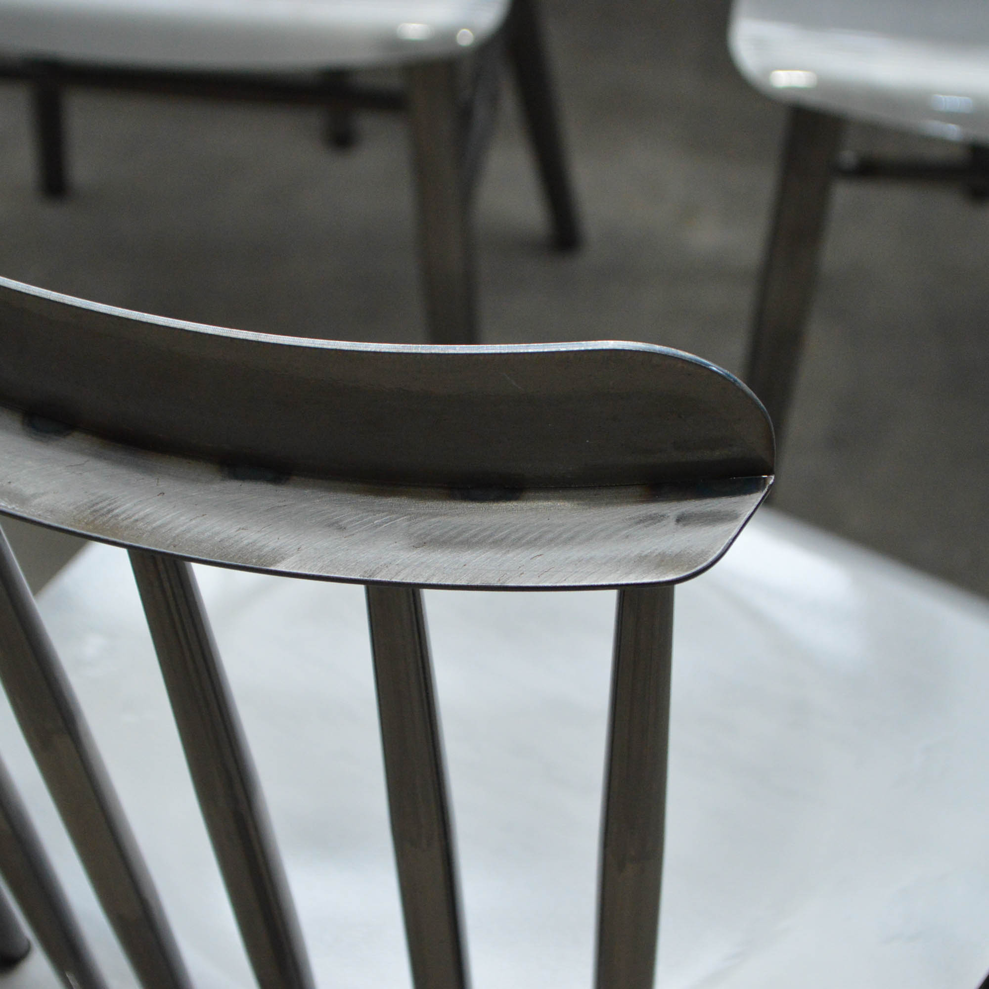 Set of Industrial Style Dining Chairs