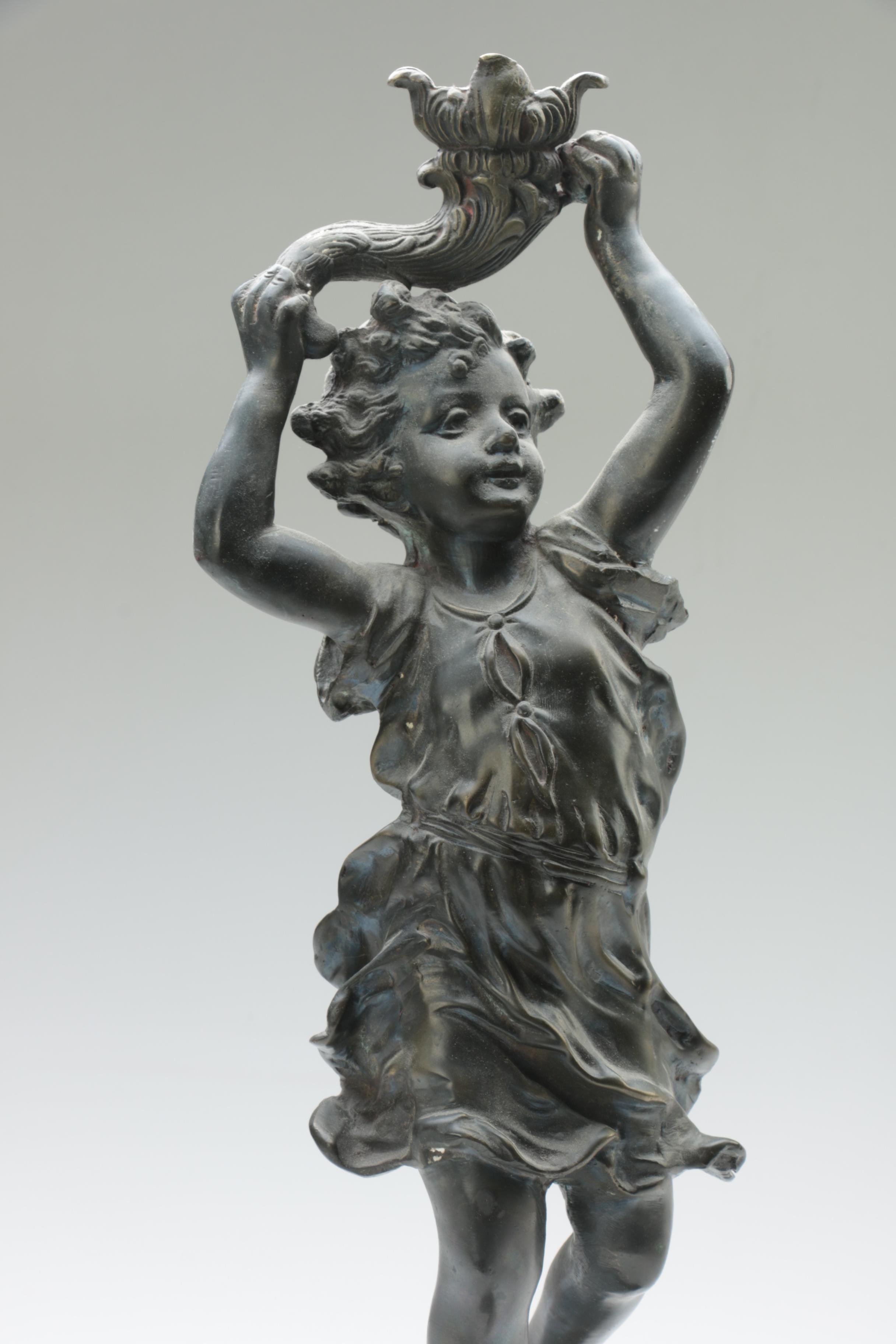 Baroque Style Indian Bronze Statuette