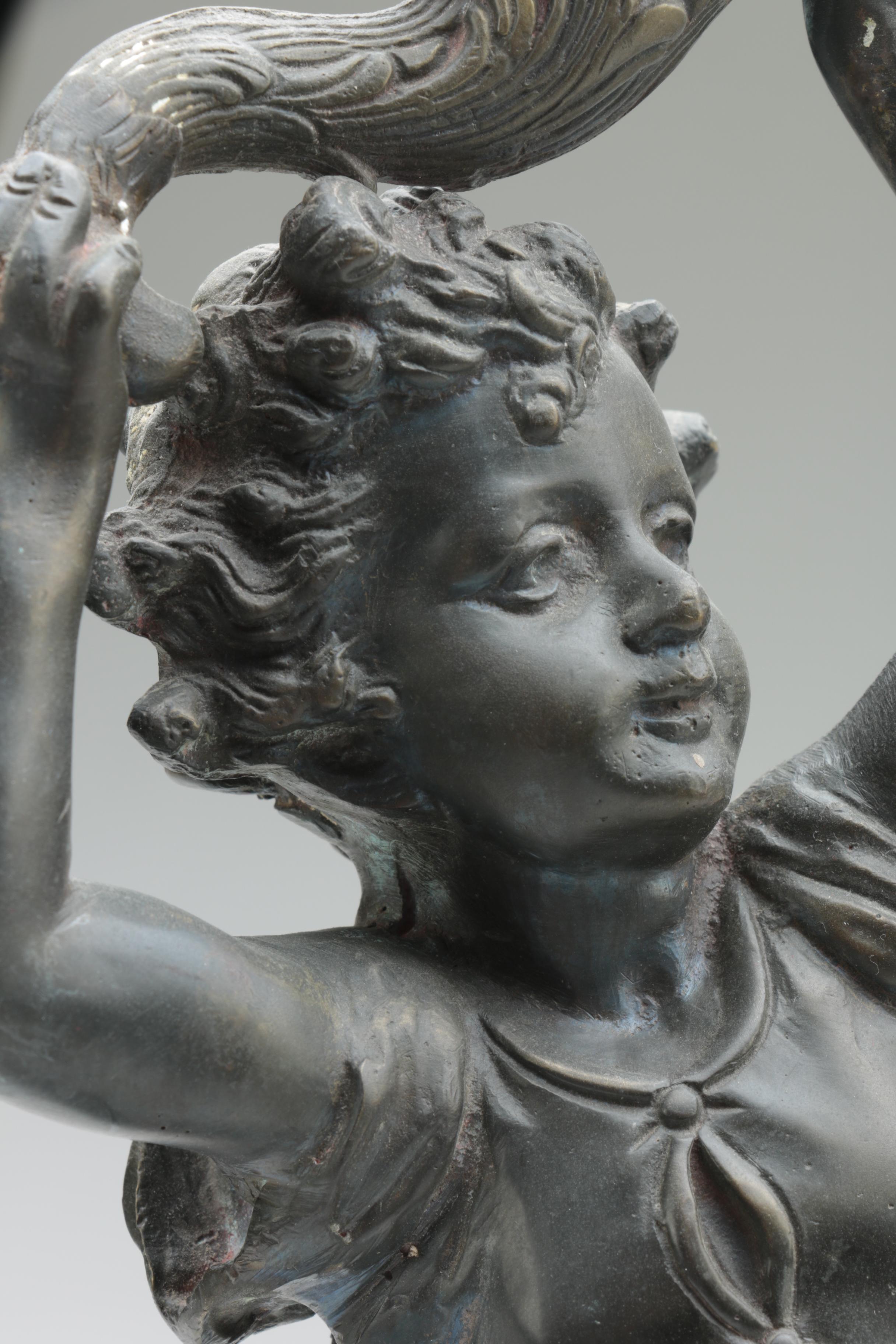 Baroque Style Indian Bronze Statuette