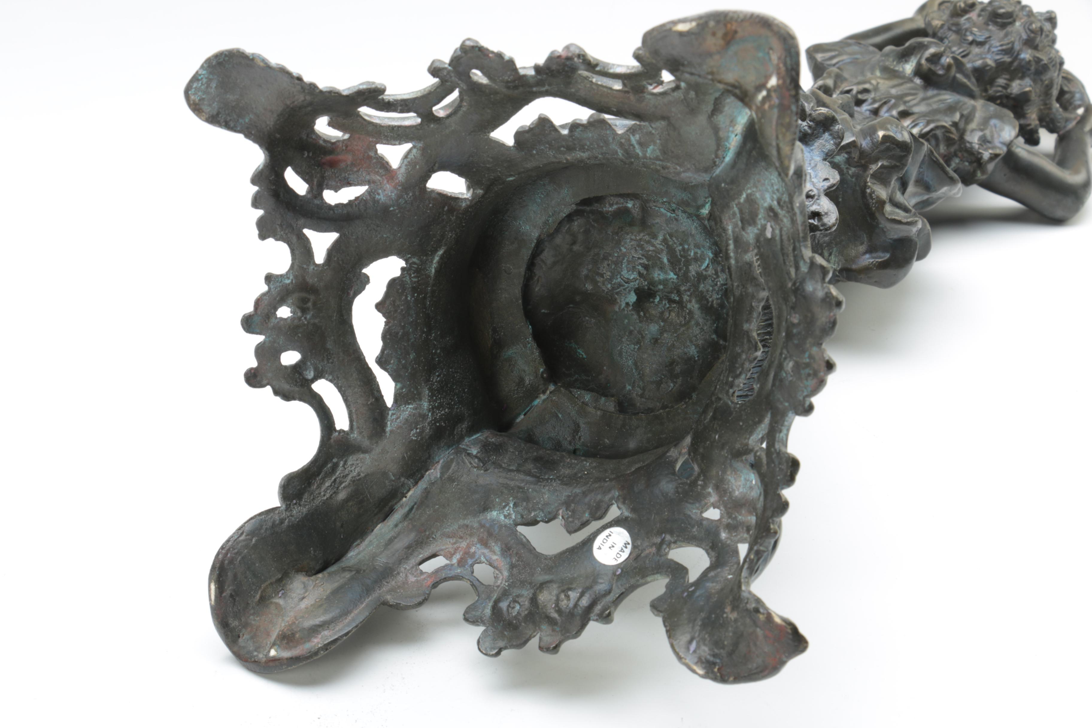 Baroque Style Indian Bronze Statuette