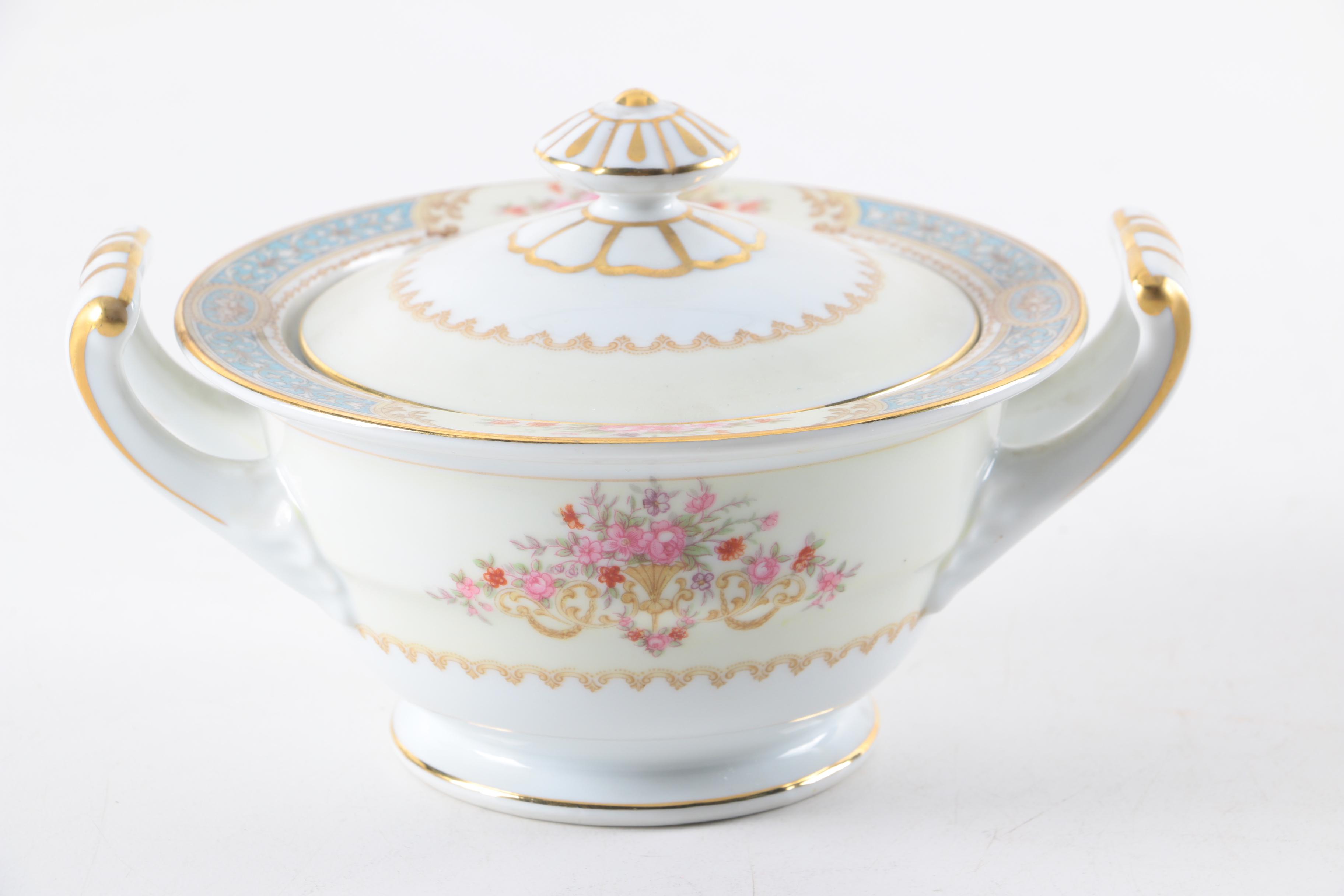 1940s Noritake "Mystery #171" Porcelain Tableware