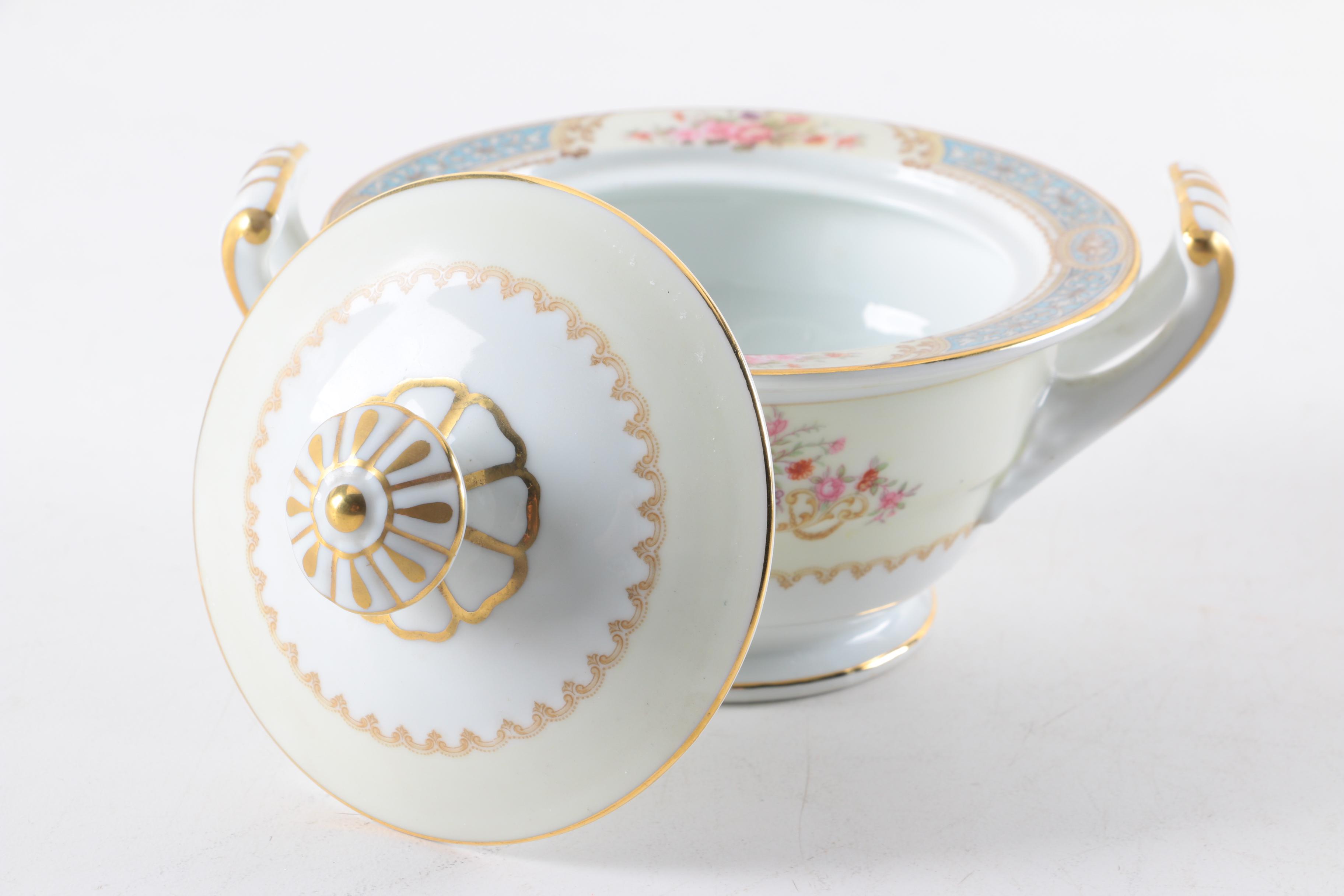1940s Noritake "Mystery #171" Porcelain Tableware