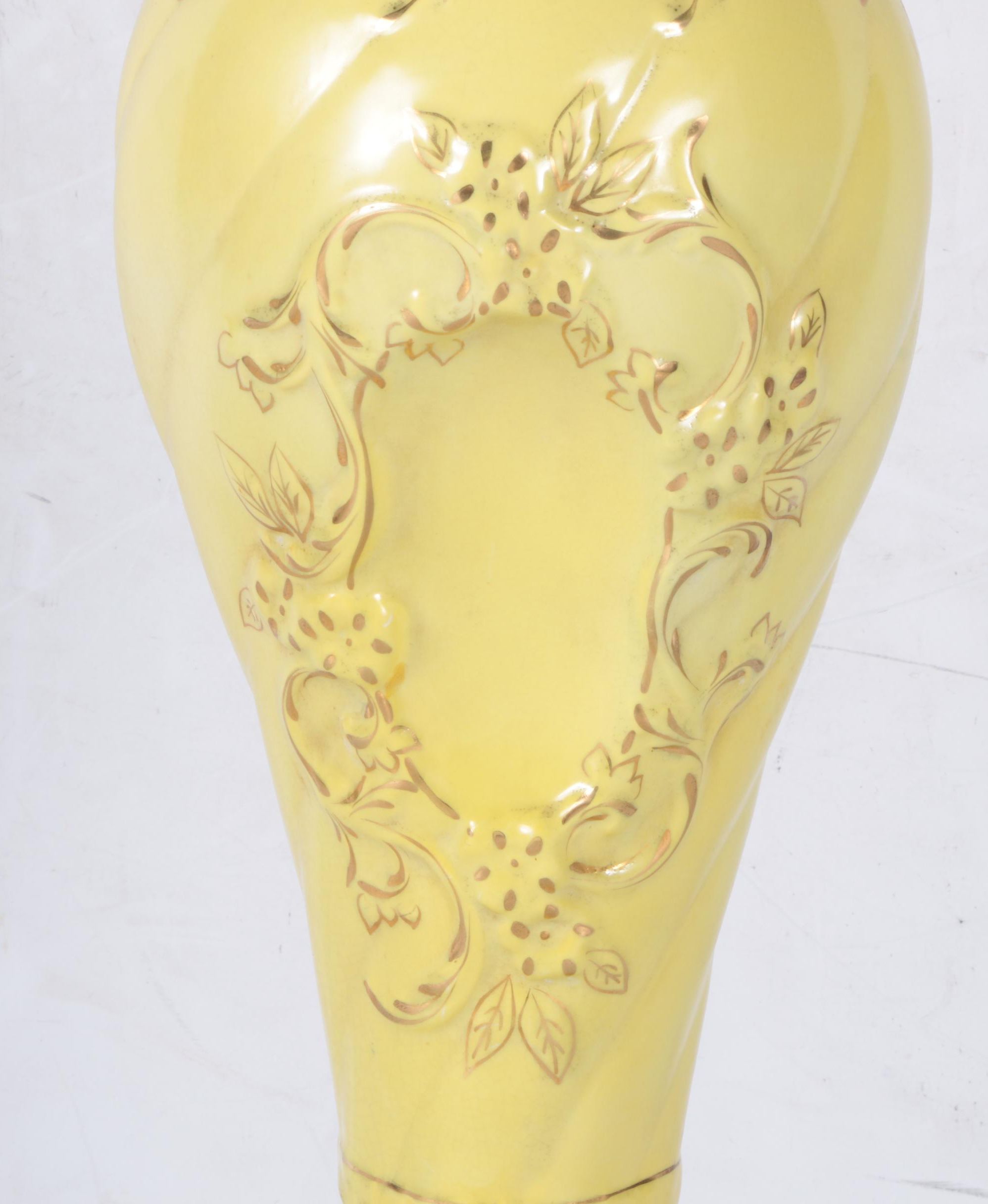 Vintage Sebring Pottery Jardiniere and Pedestal