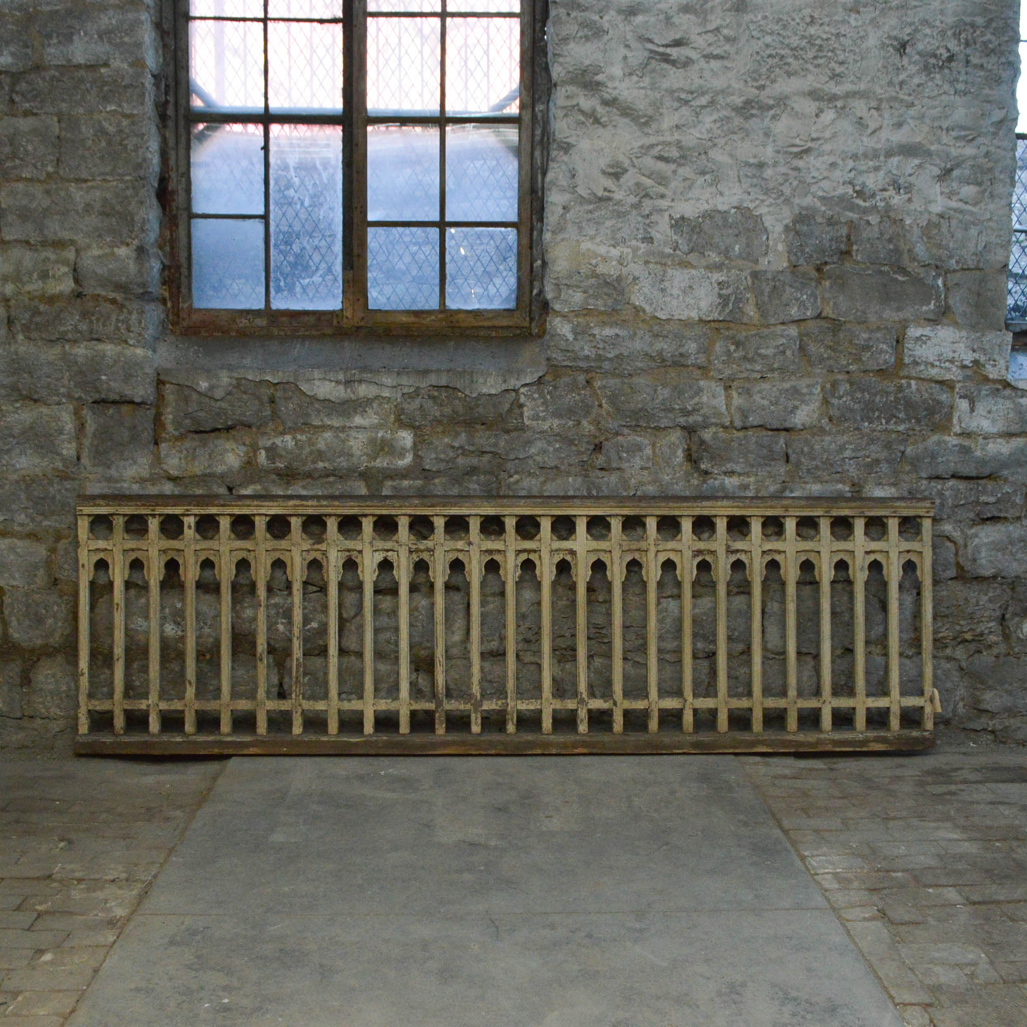 Salvaged Wooden Balustrade