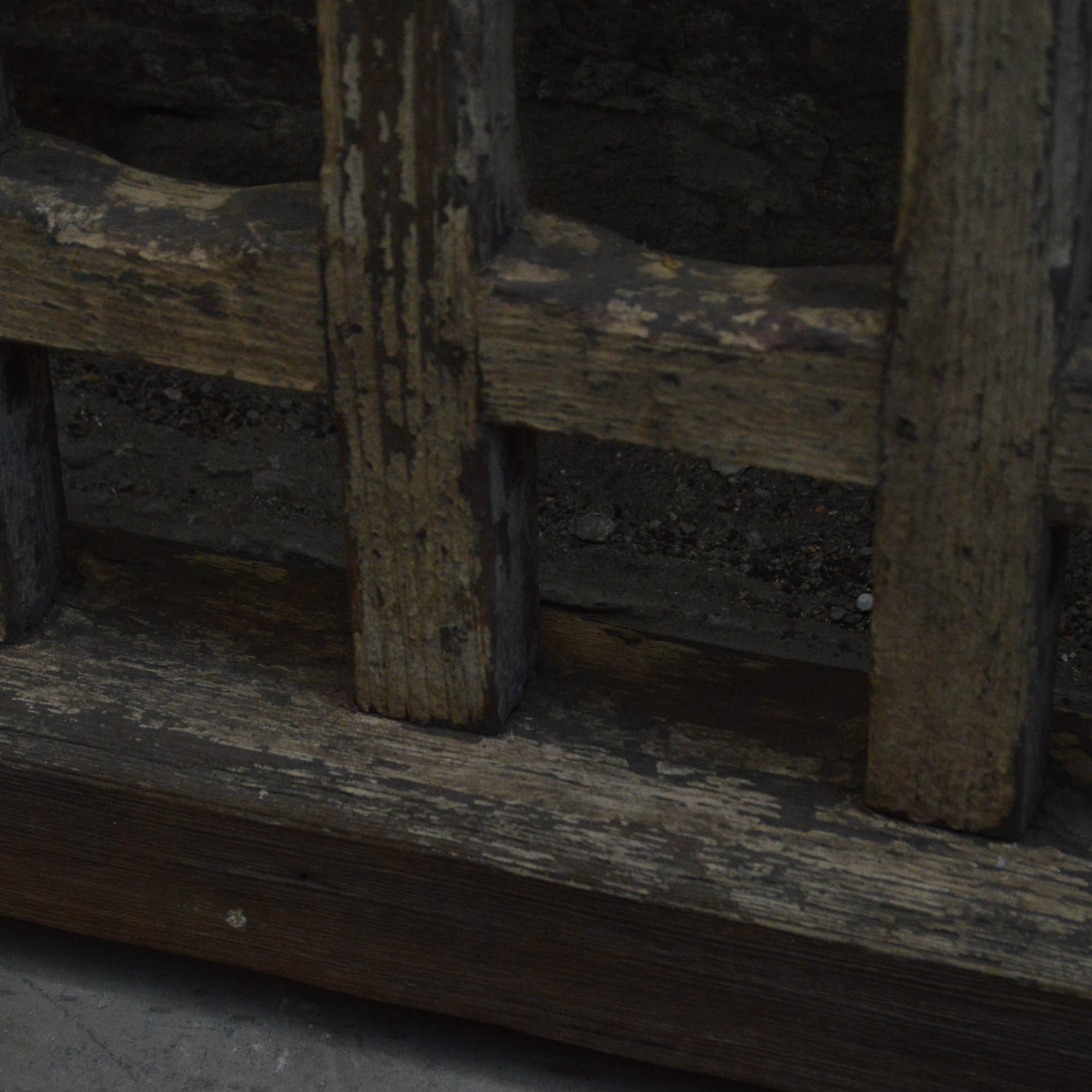 Salvaged Wooden Balustrade