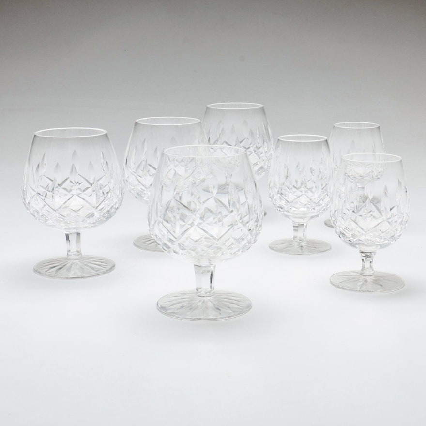 Waterford Crystal "Lismore" Brandy Snifters