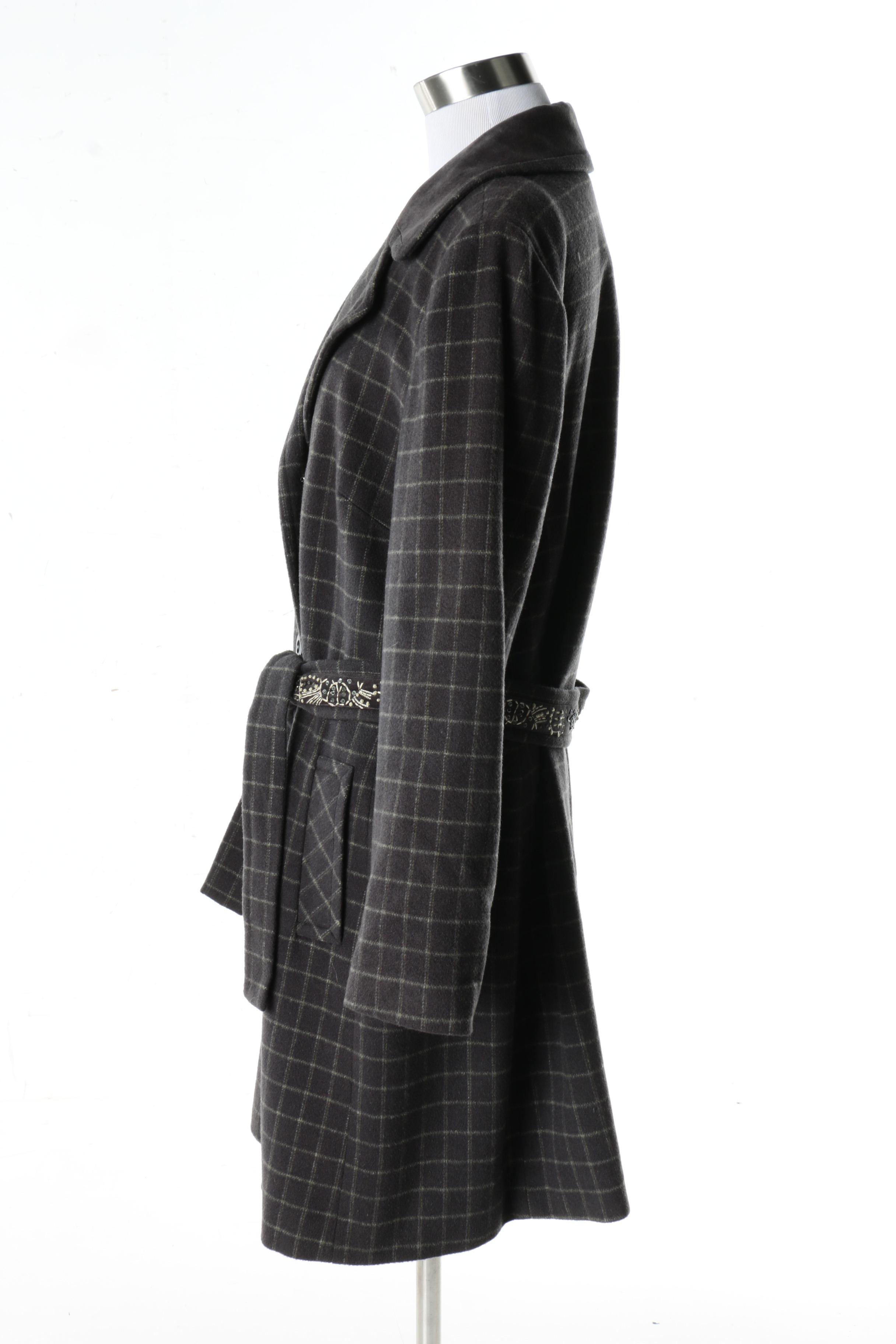 Women's Sigrid Olsen Collection Wool Blend Coat