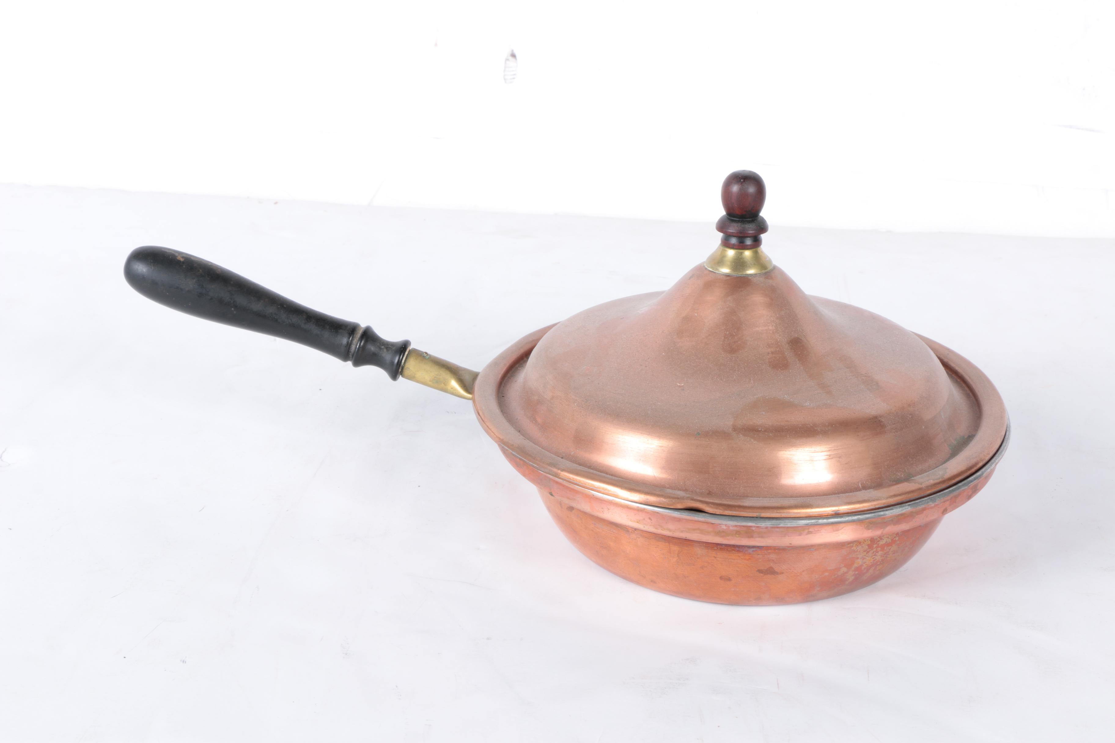 Antique and Vintage Copper Serveware