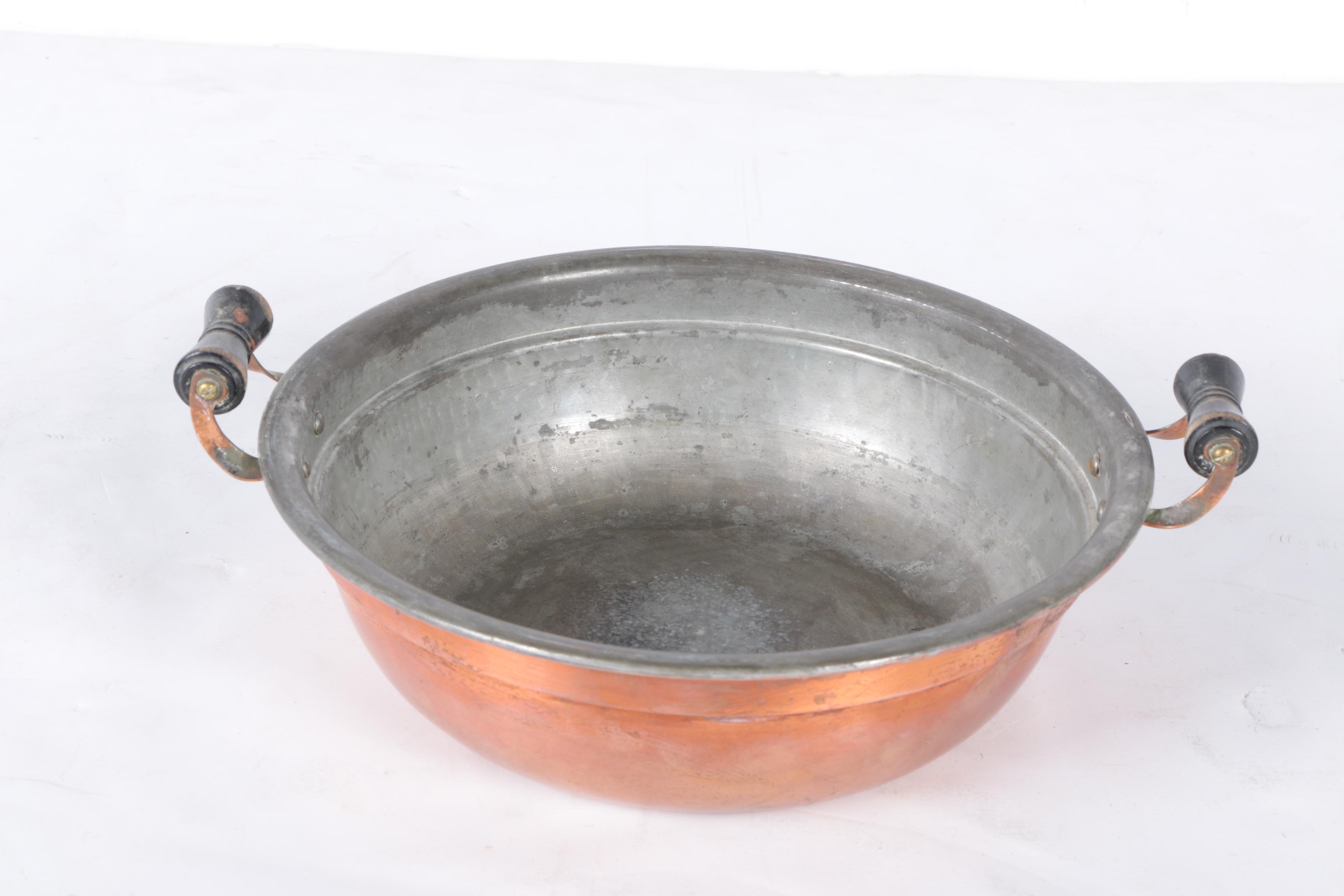 Antique and Vintage Copper Serveware