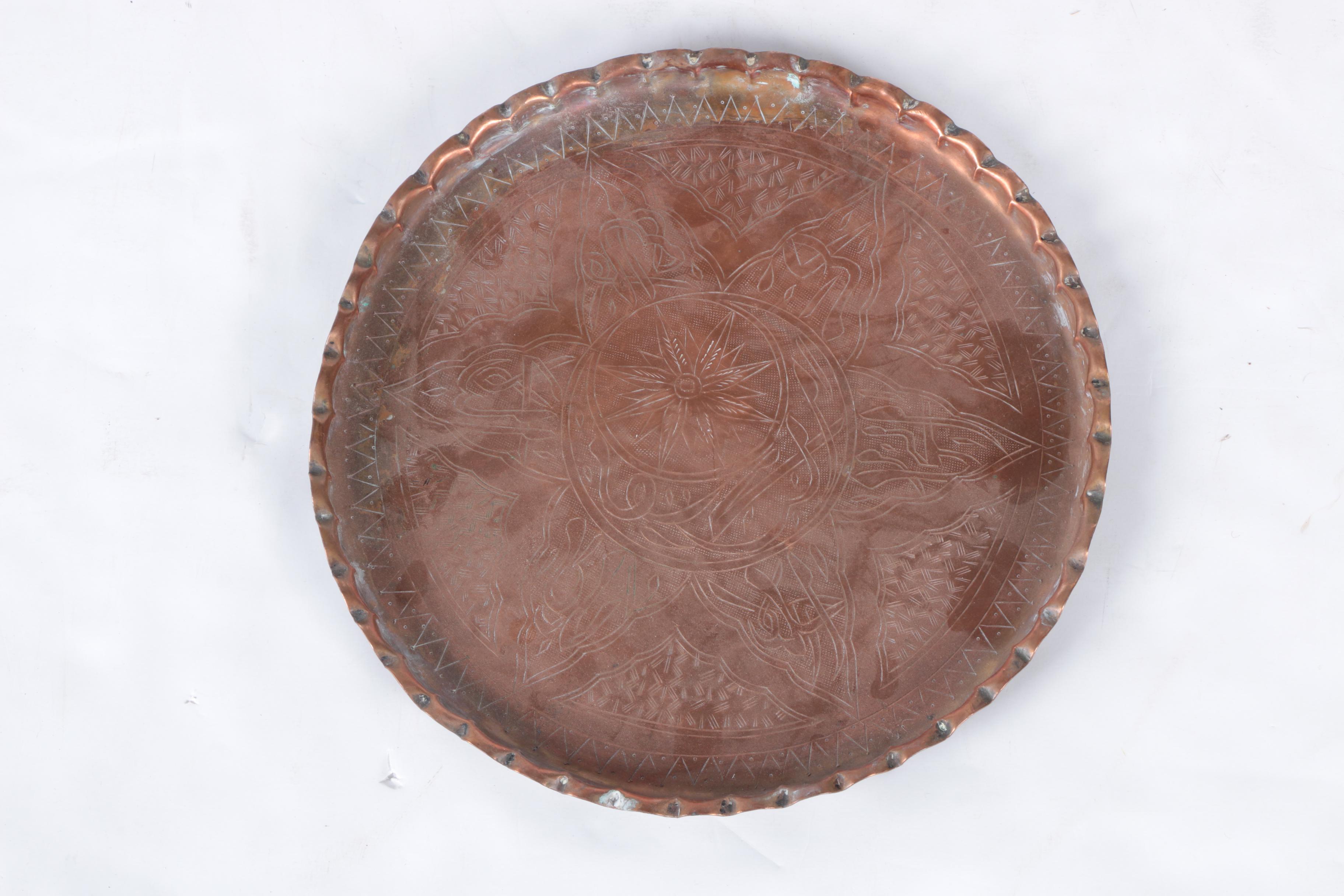 Antique and Vintage Copper Serveware