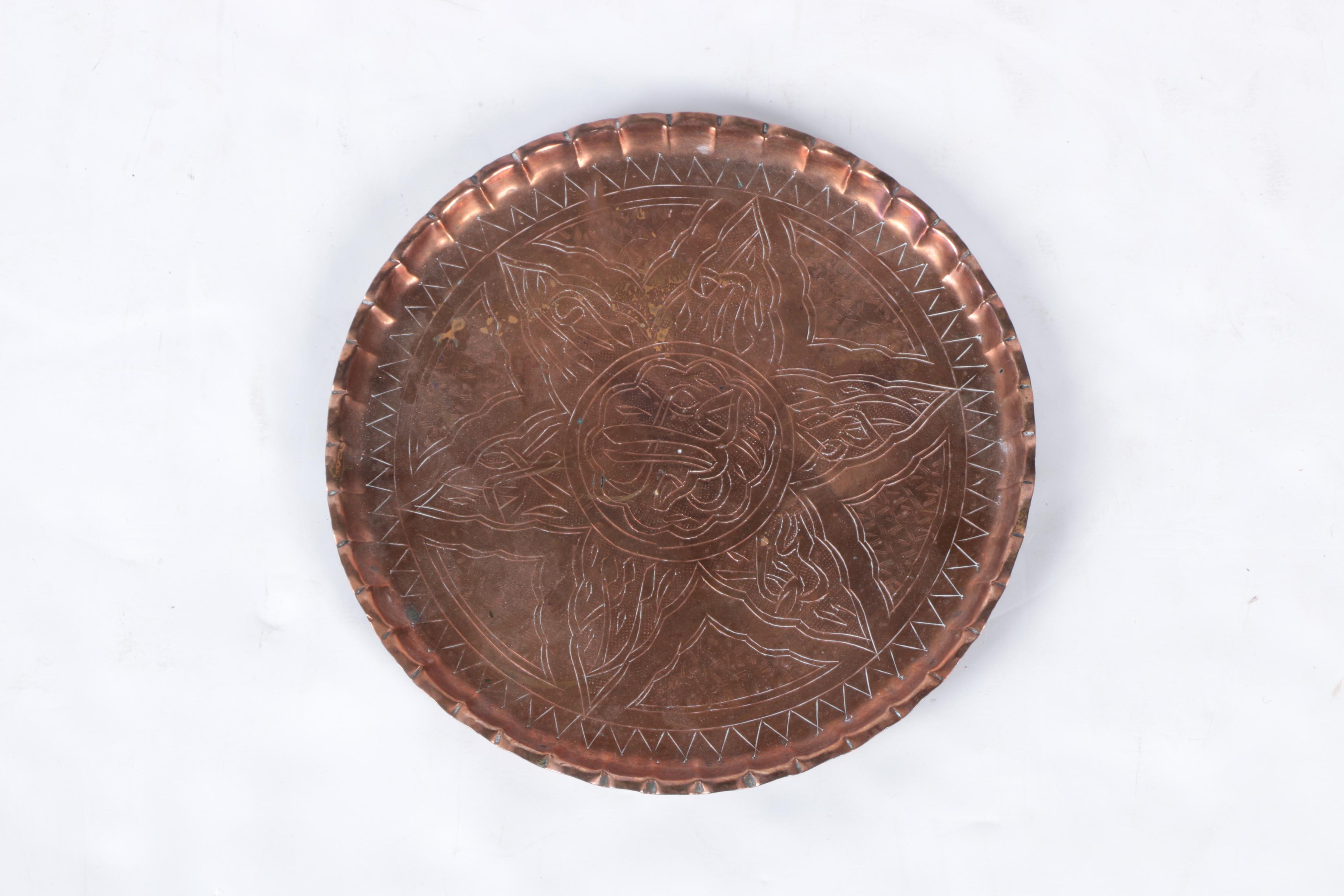 Antique and Vintage Copper Serveware