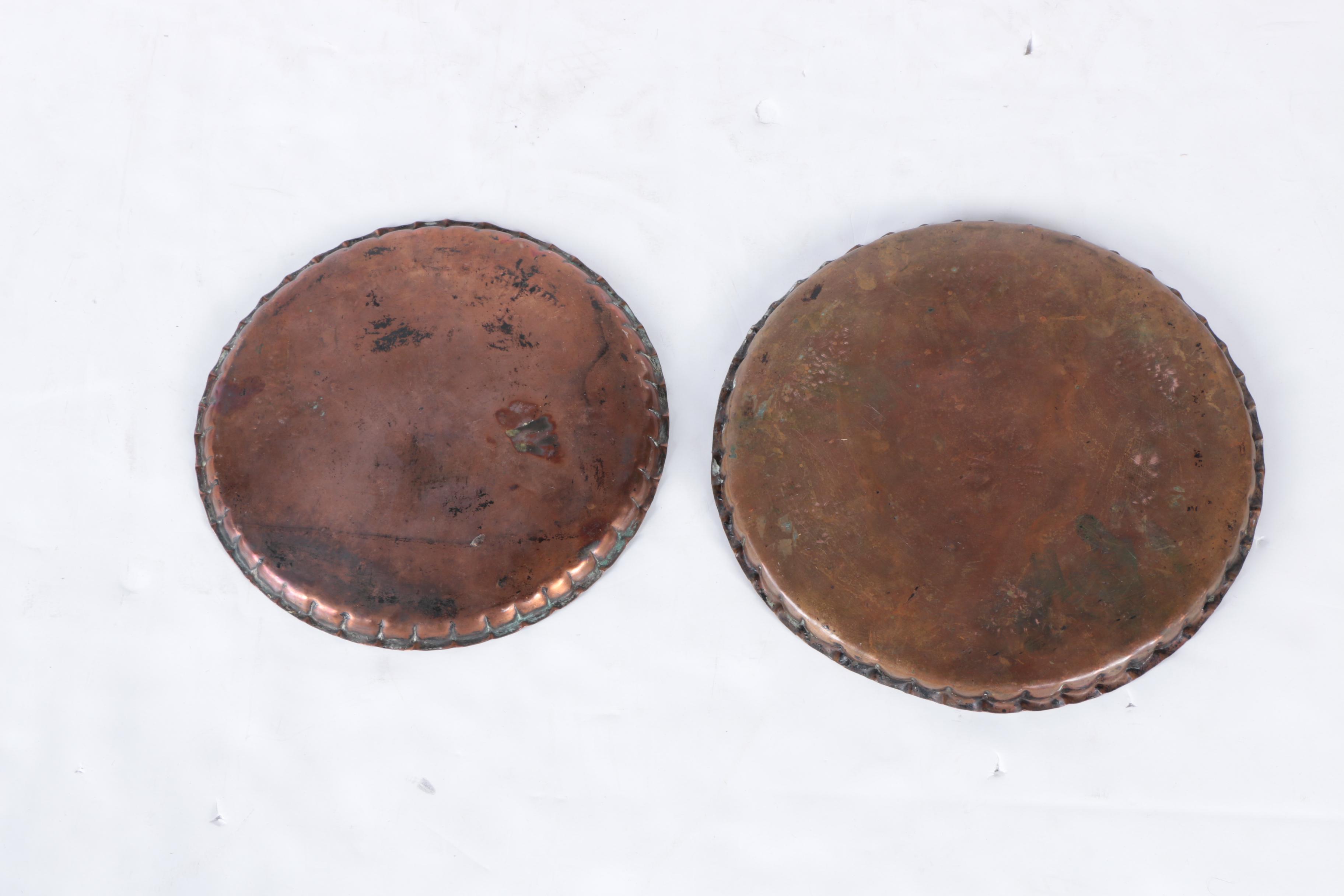 Antique and Vintage Copper Serveware