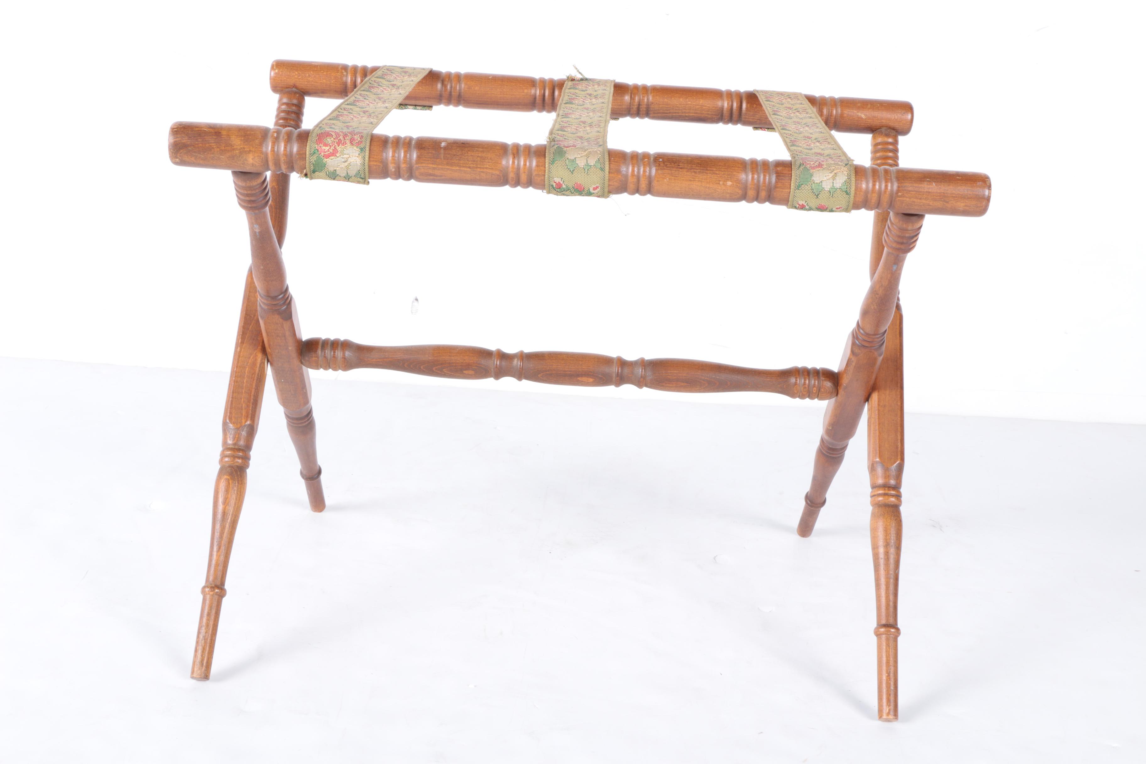 Vintage Luggage Rack