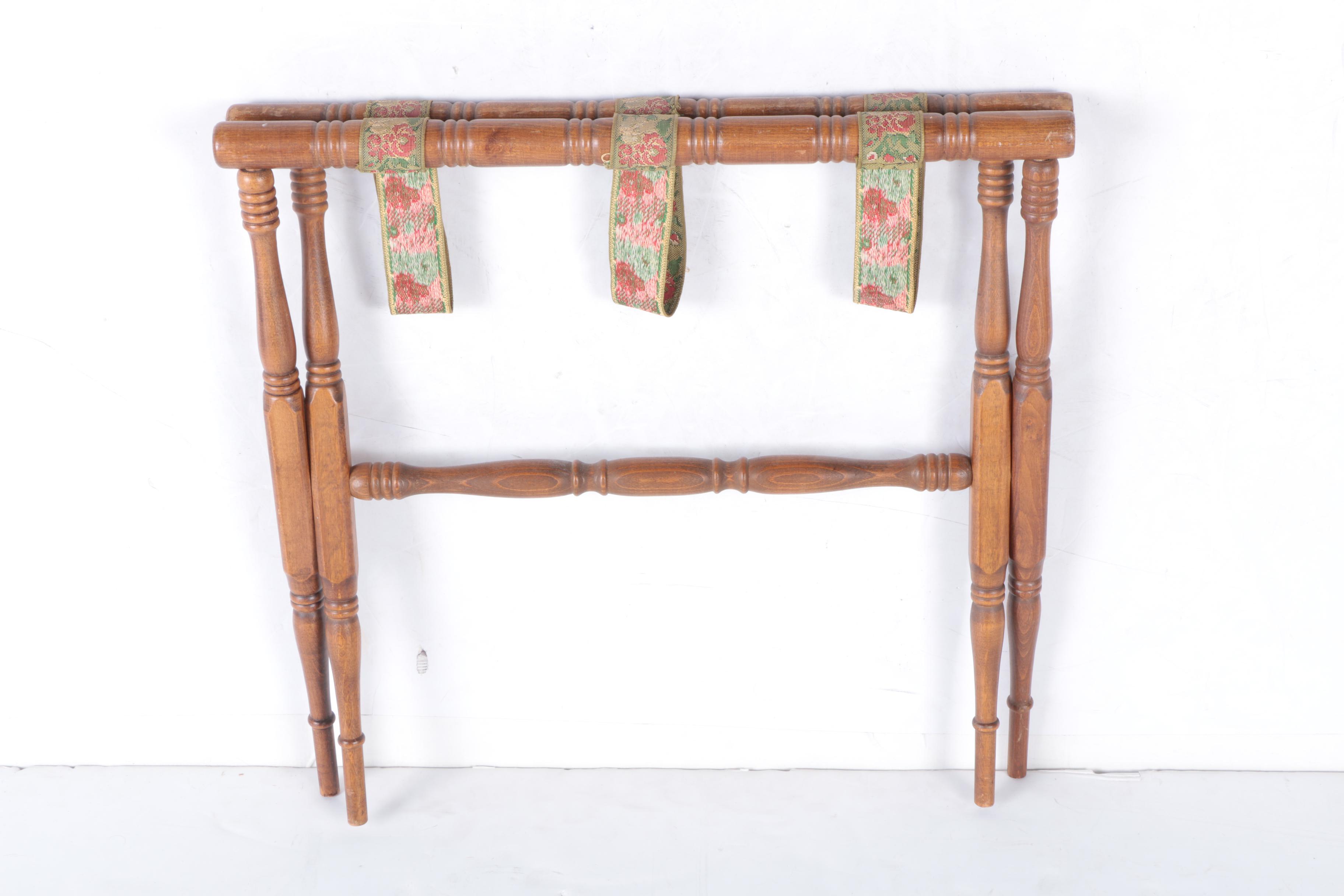 Vintage Luggage Rack