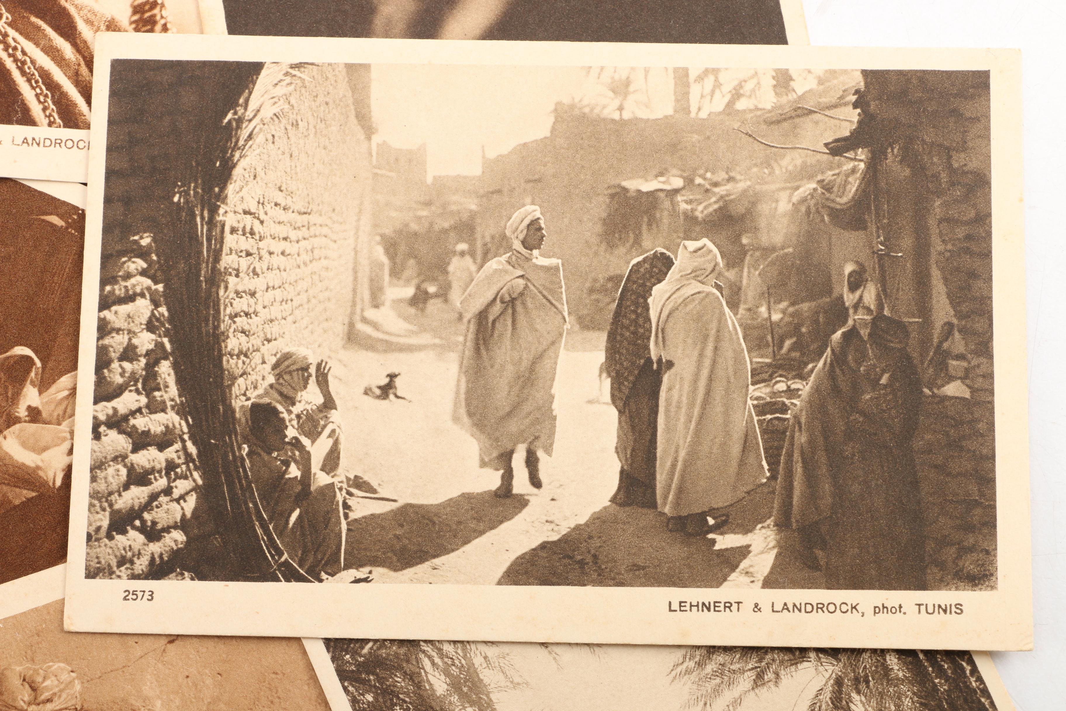Vintage Paysages D'Orient Series Postcards by Lehnert & Landrock