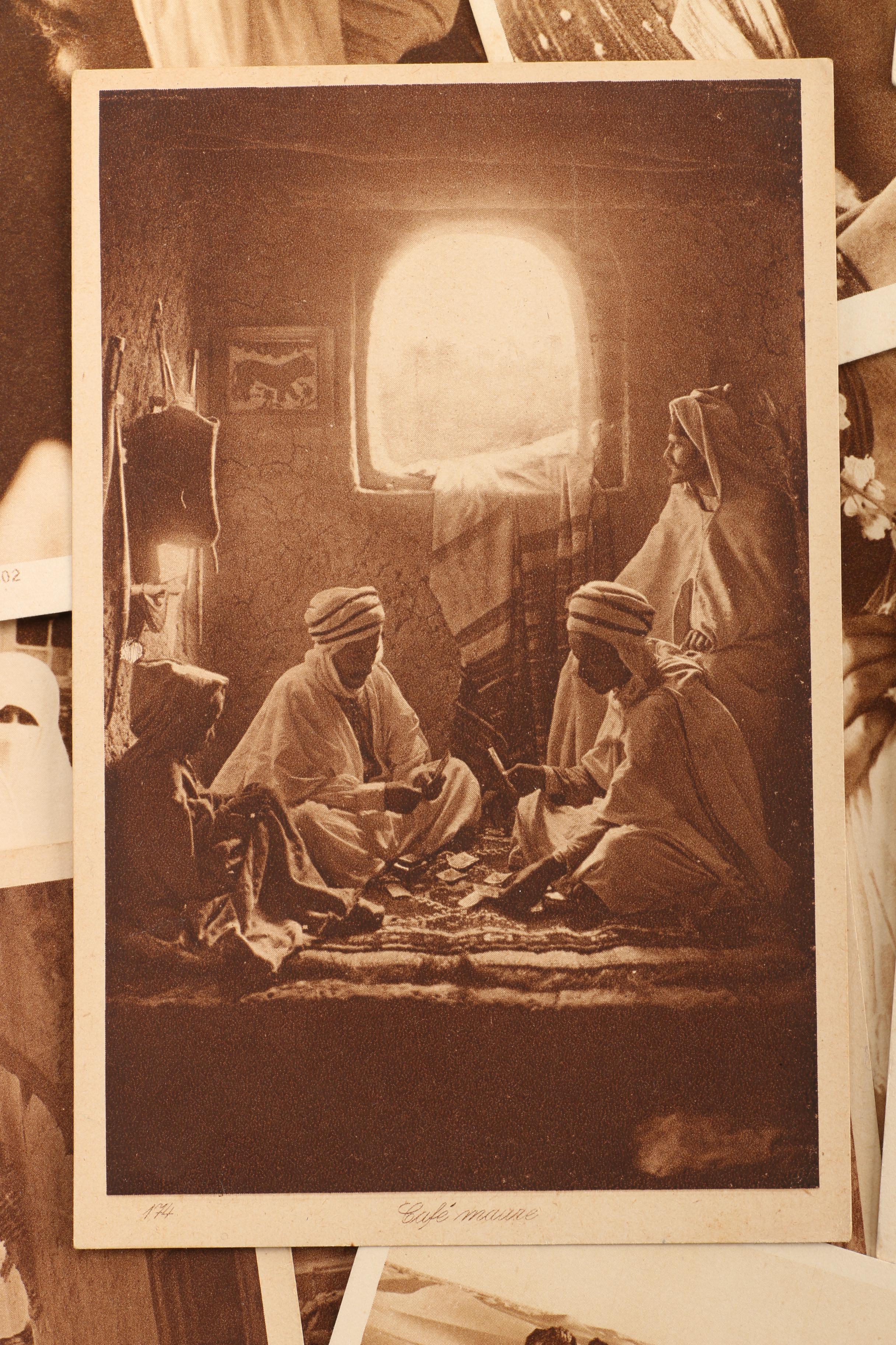 Vintage Paysages D'Orient Series Postcards by Lehnert & Landrock