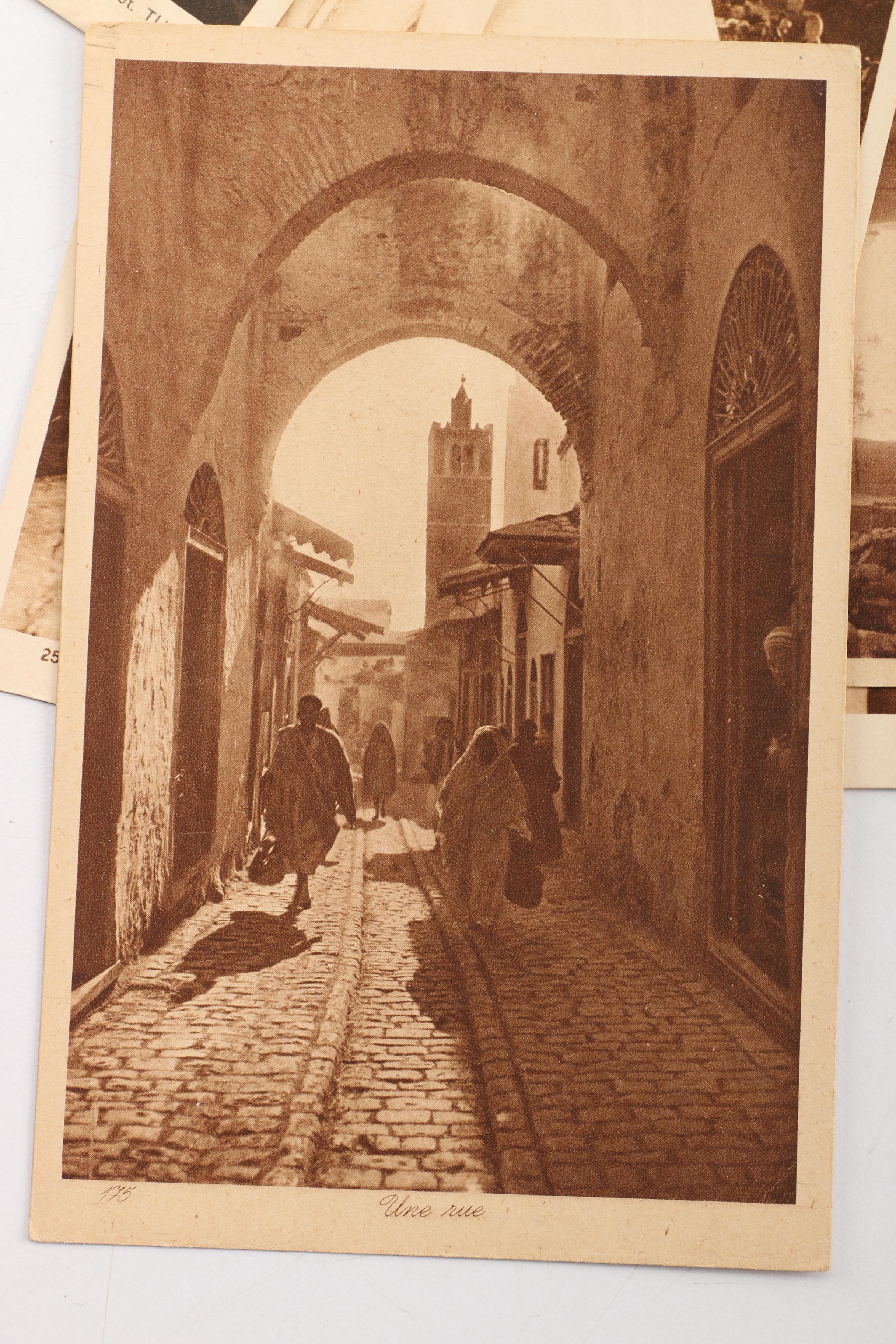 Vintage Paysages D'Orient Series Postcards by Lehnert & Landrock