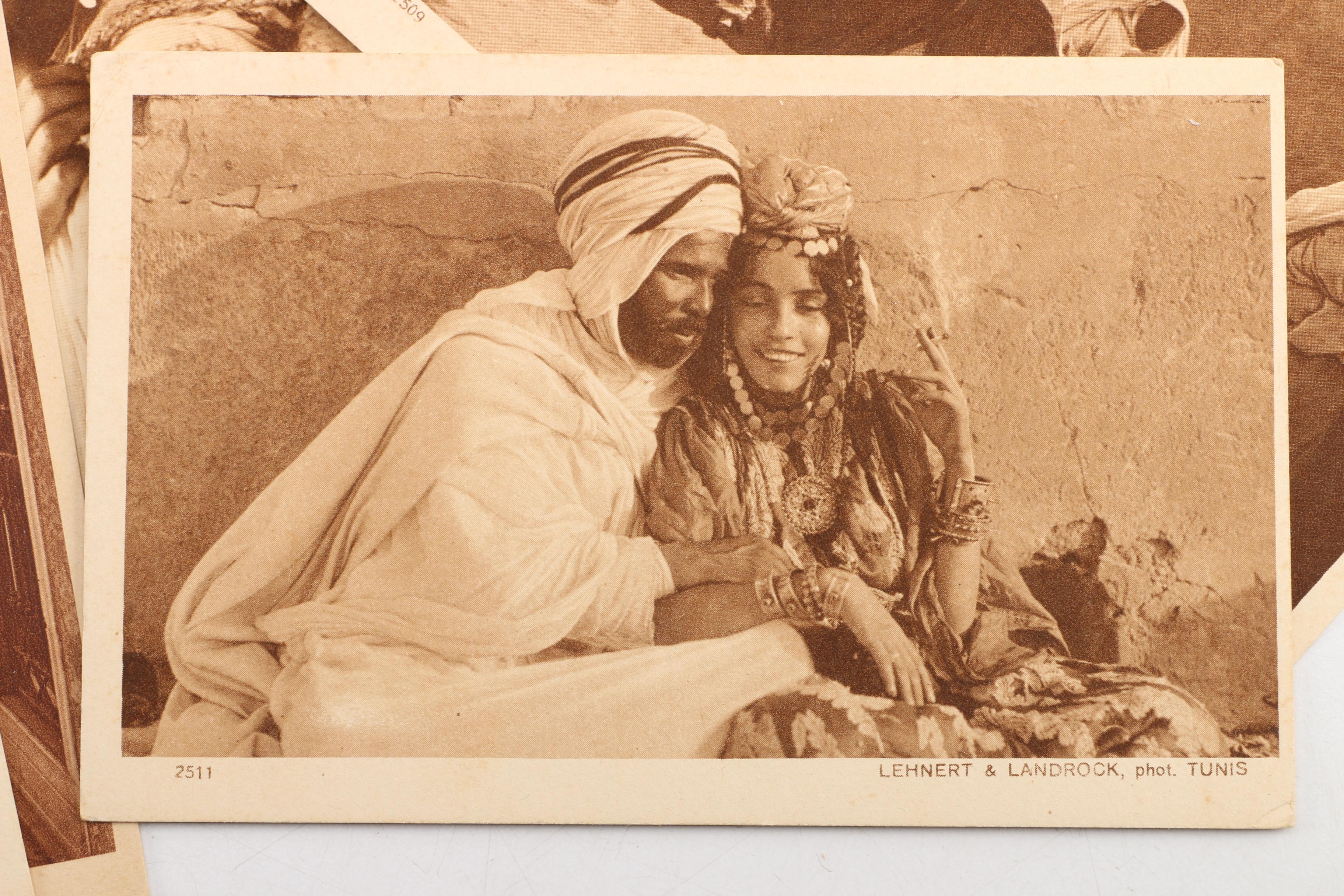 Vintage Paysages D'Orient Series Postcards by Lehnert & Landrock