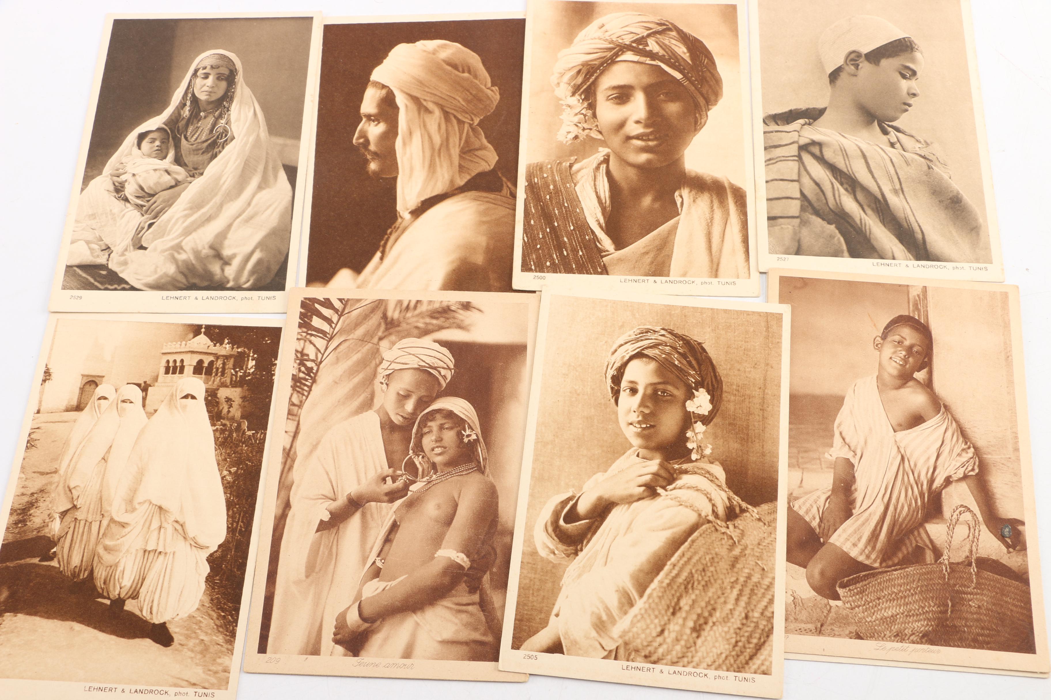 Vintage Paysages D'Orient Series Postcards by Lehnert & Landrock