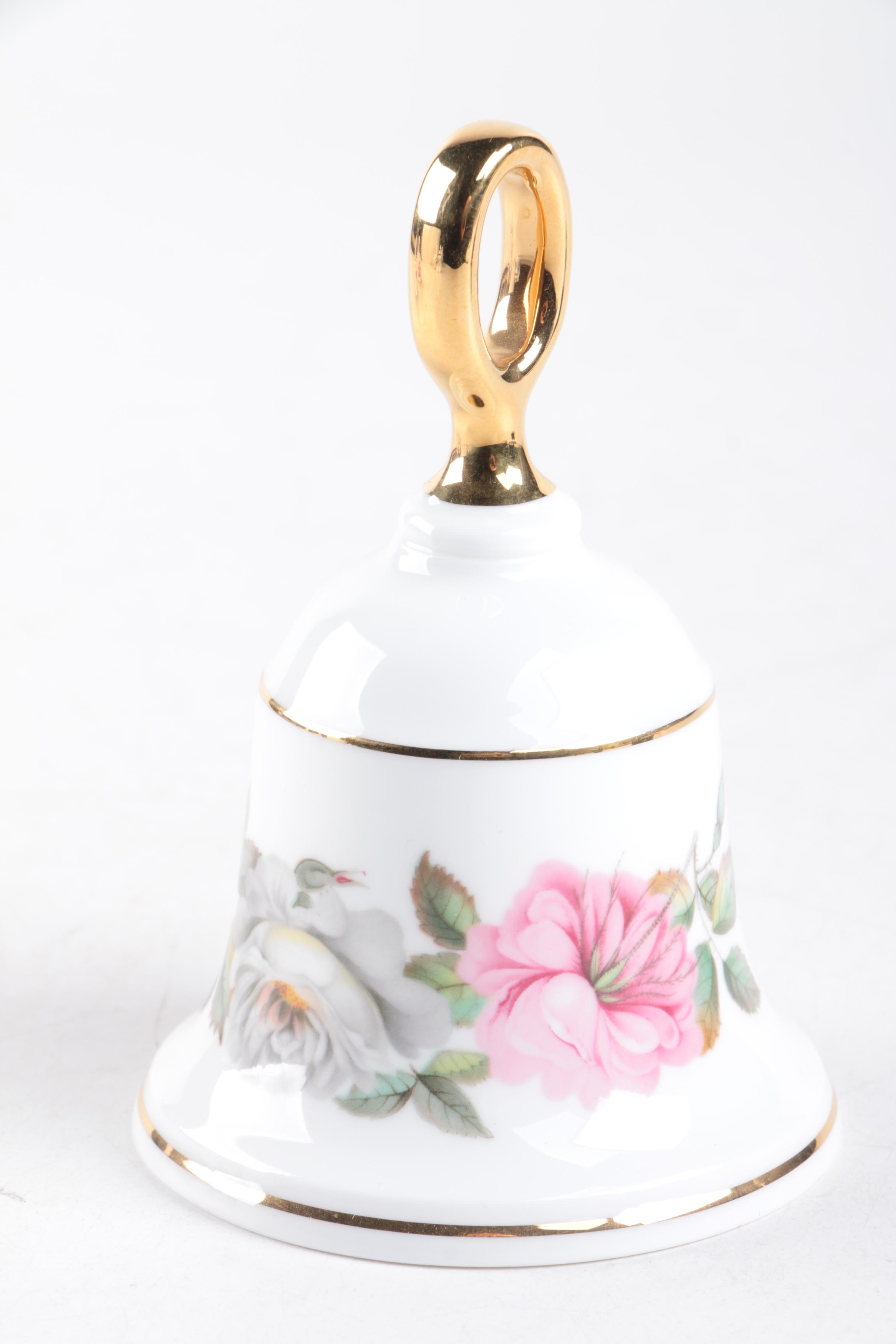 Porcelain Bells Including Royal Doulton and Spode