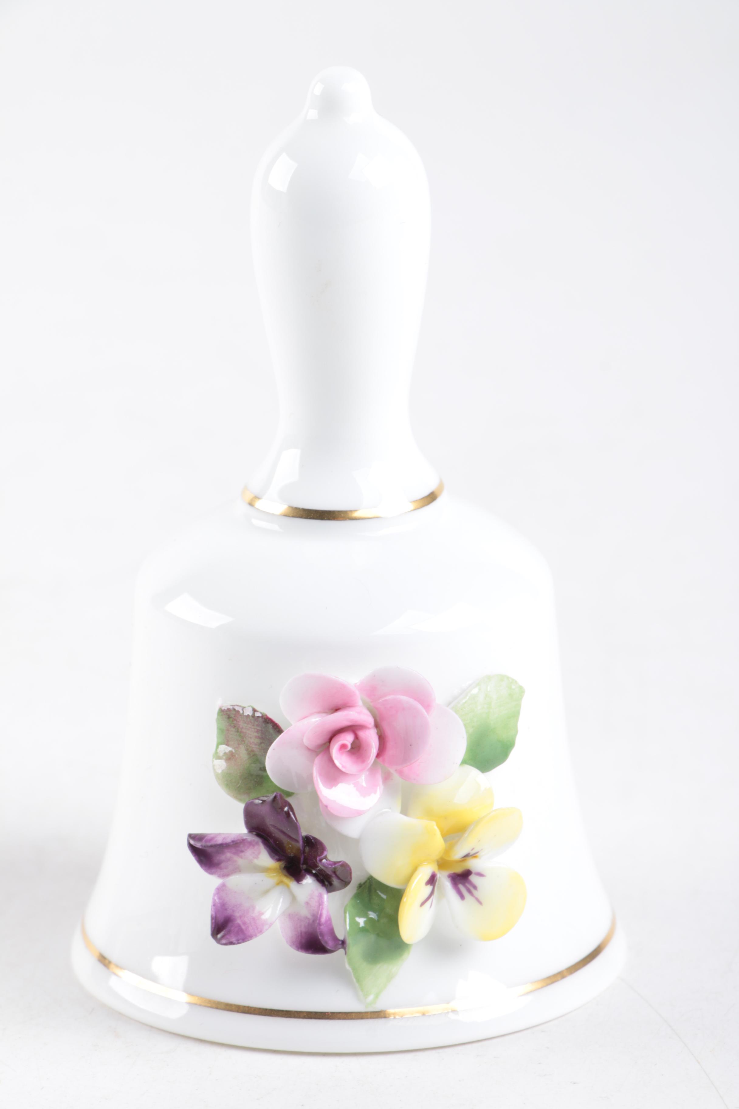 Porcelain Bells Including Royal Doulton and Spode