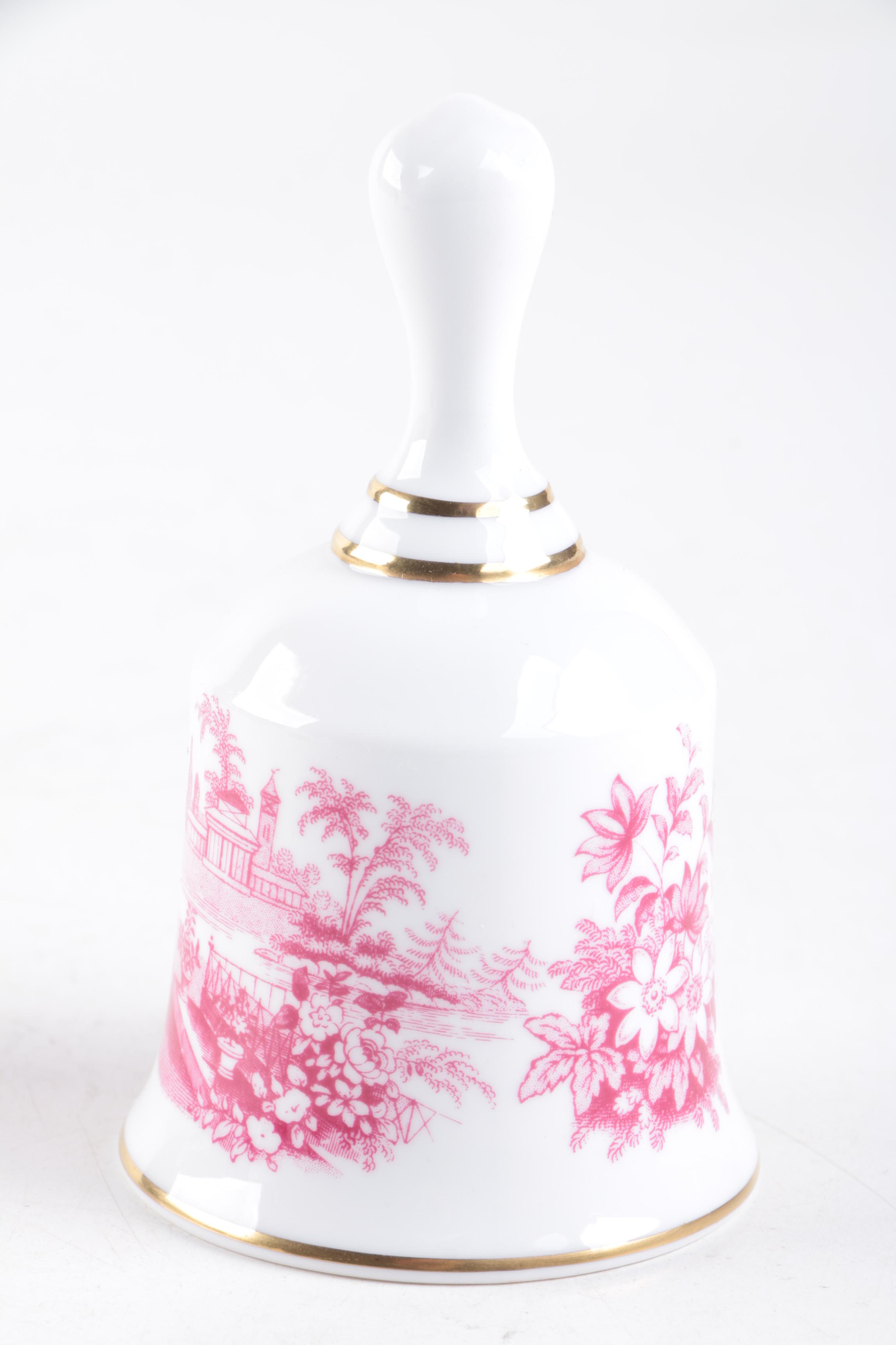 Porcelain Bells Including Royal Doulton and Spode