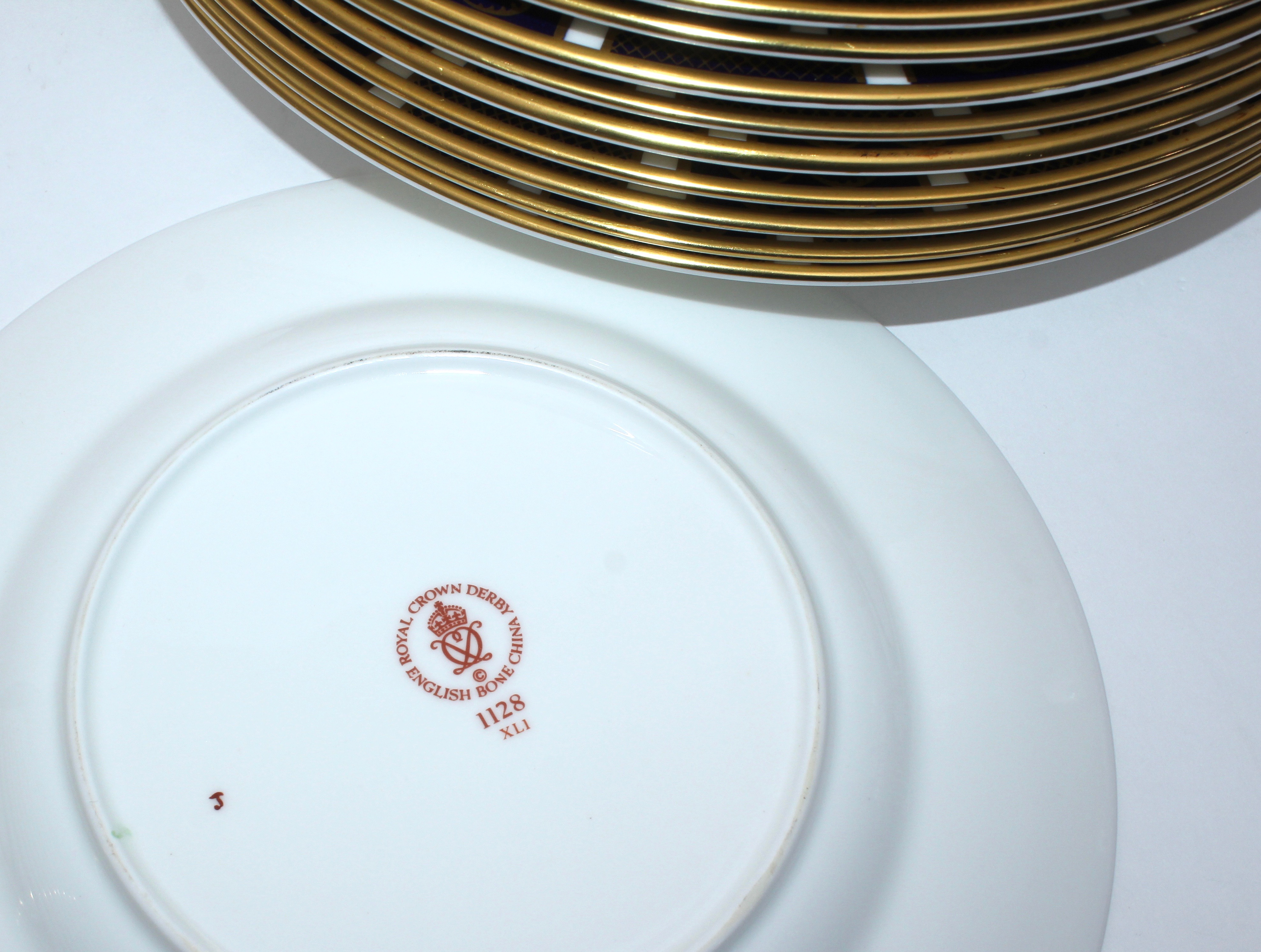 Royal Crown Derby Imari Style China Service for Twelve