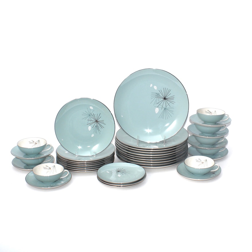 Gladding McBean Franciscan "Silver Pine" Dinnerware Set