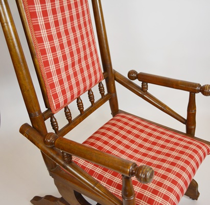 Antique Eastlake Platform Rocking Chair