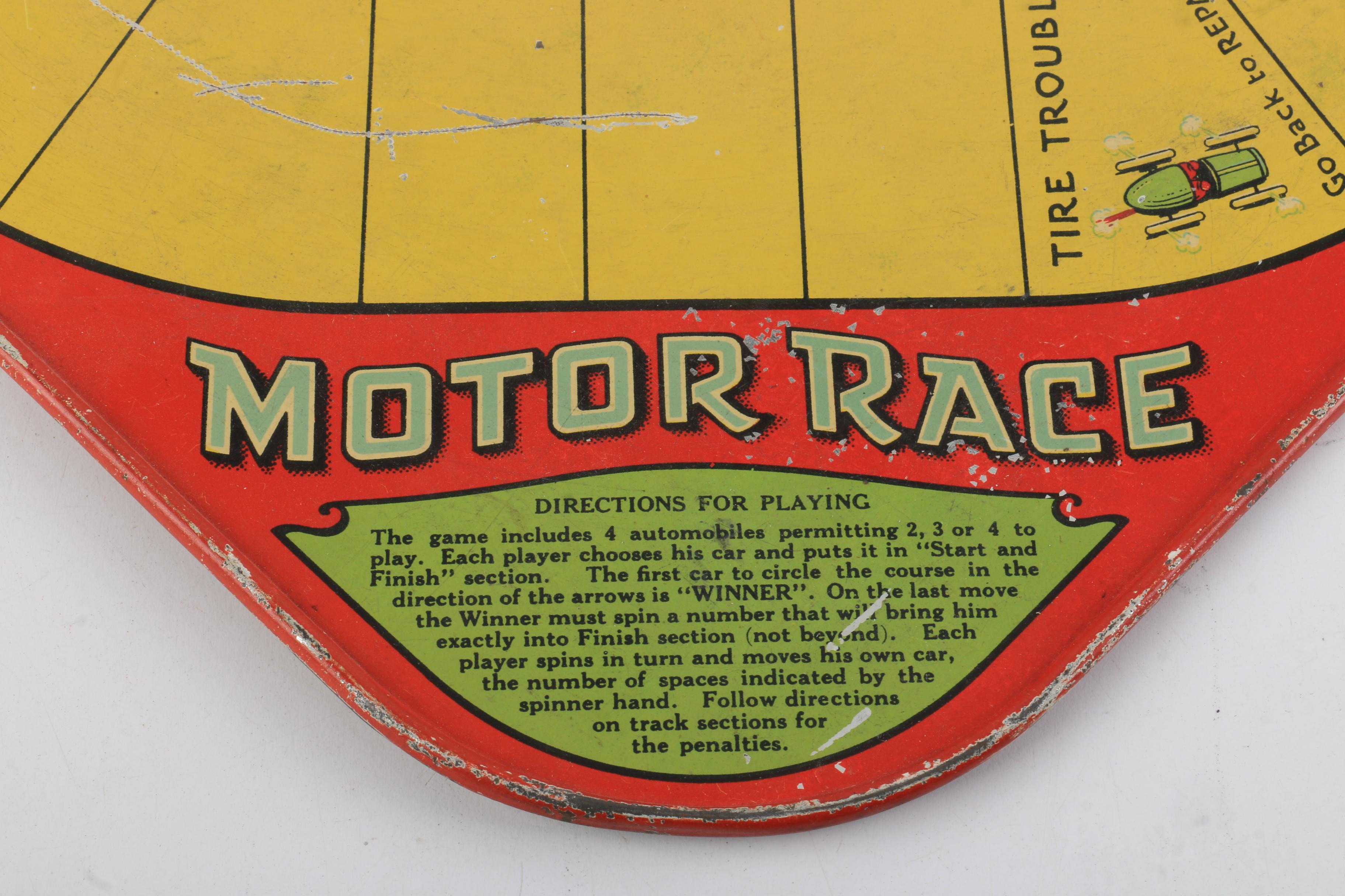 Wolverine "Motor Race" Board Game