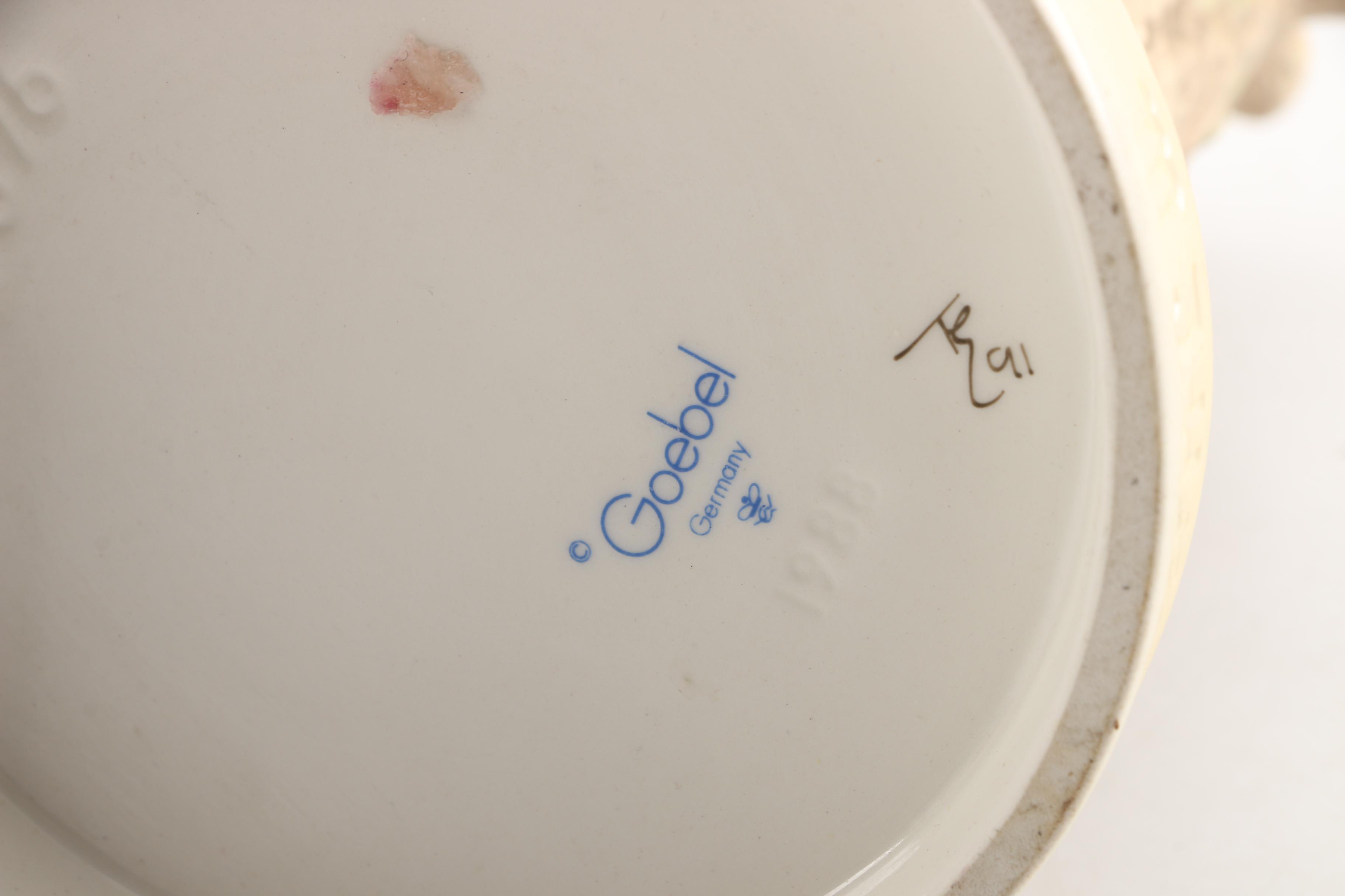 Hummel "Apple Tree Boy and Girl" Porcelain Candleholder Pair