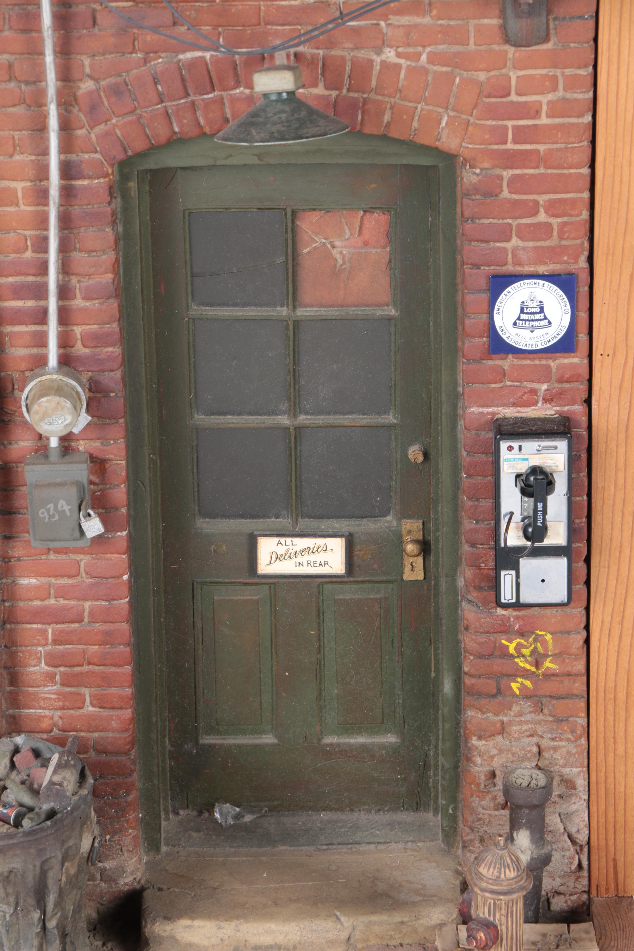 Wooden Coca-Cola Alley Model