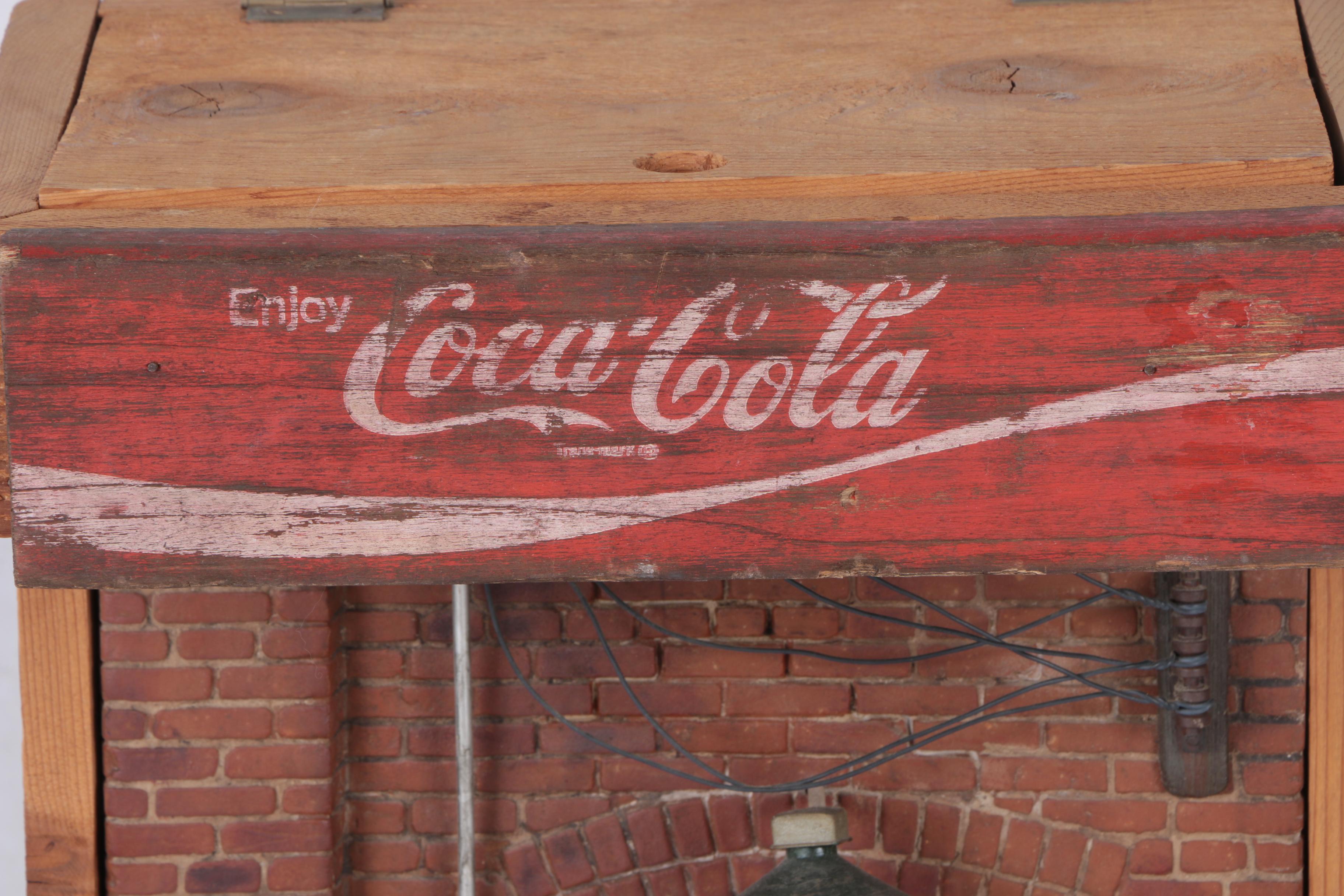 Wooden Coca-Cola Alley Model
