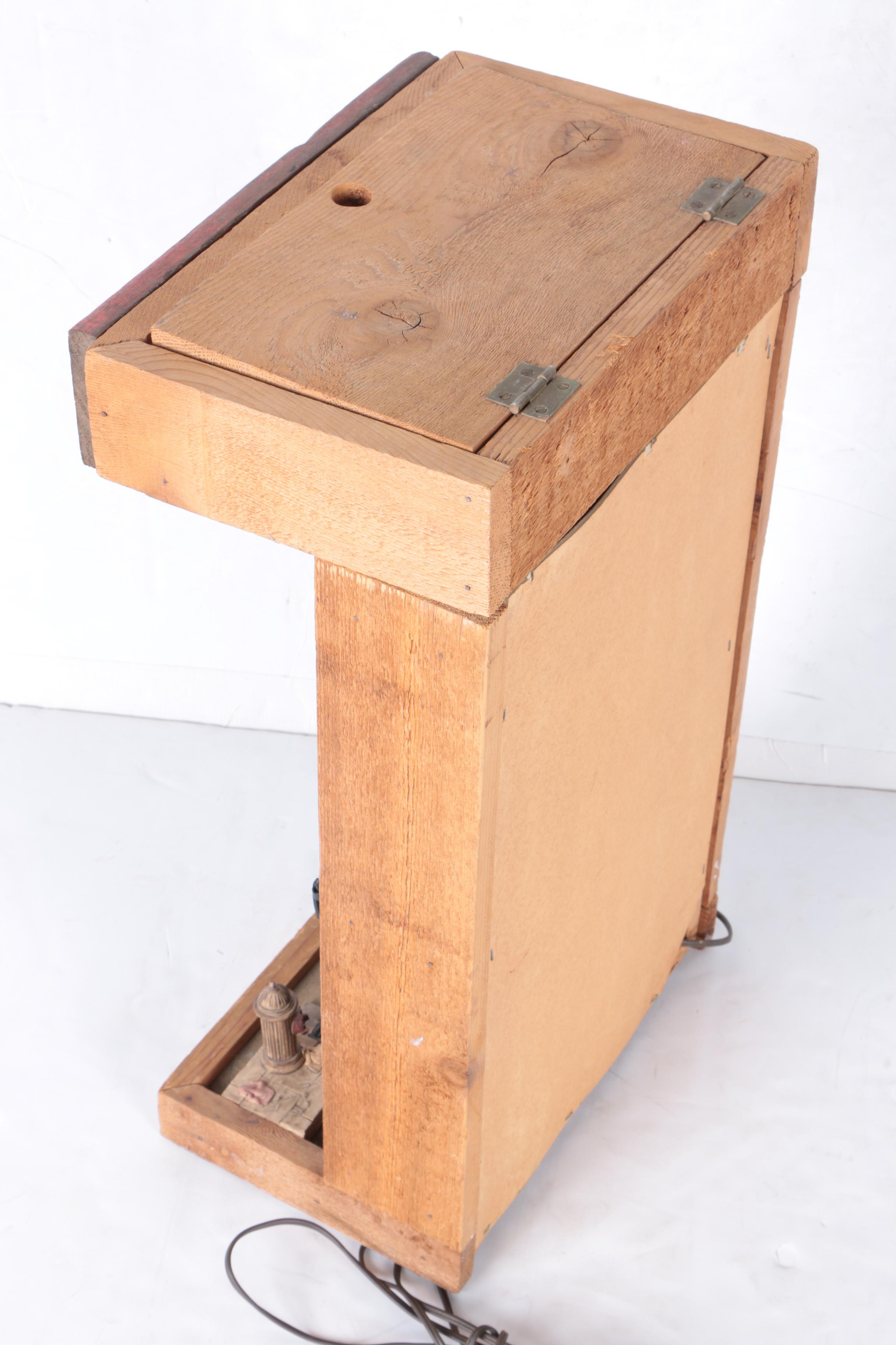 Wooden Coca-Cola Alley Model