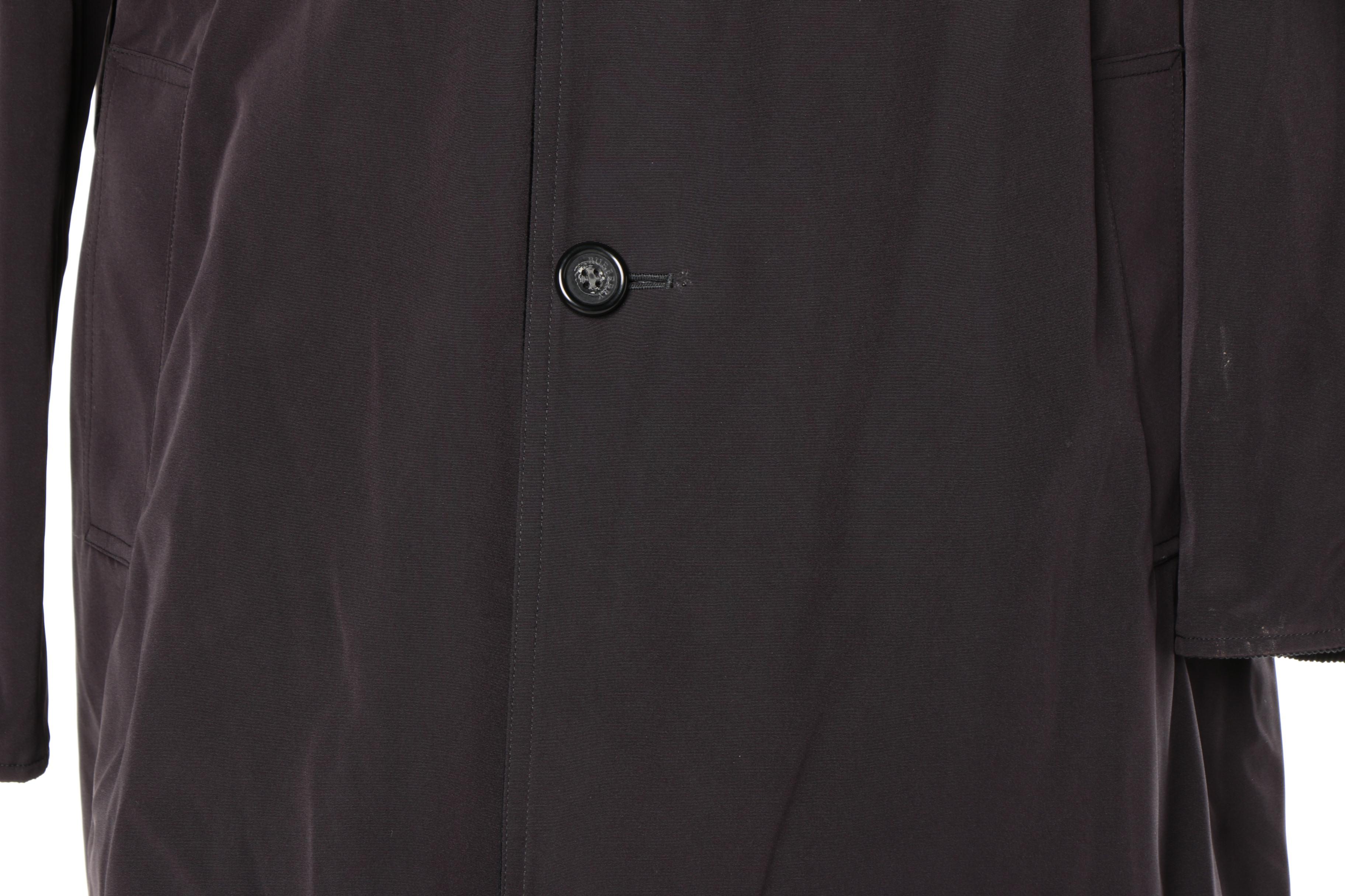 Men's Burberry London Reversible Single-Breasted Car Coat