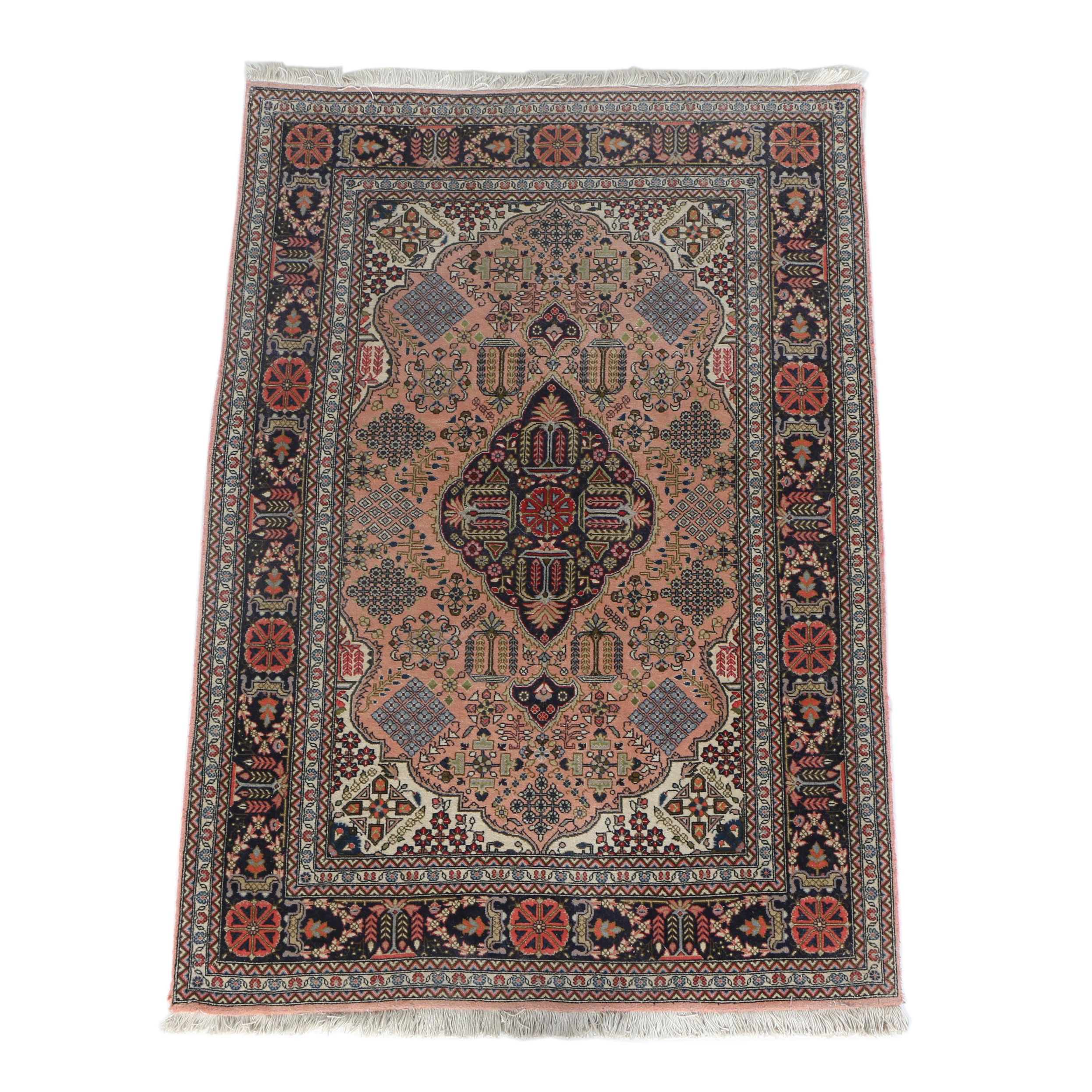 Hand-Knotted Persian Bakhtiari Area Rug