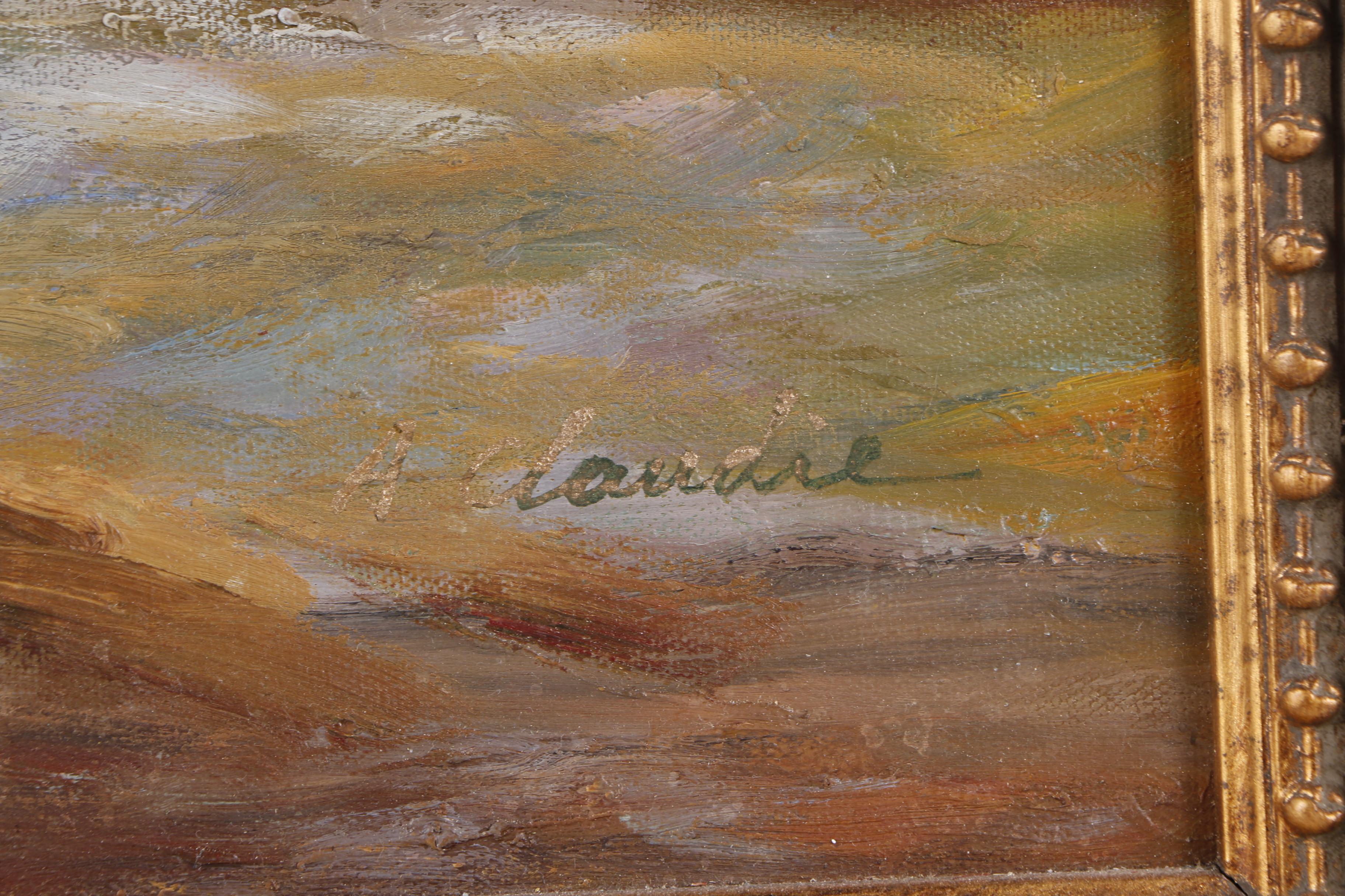 A. Claudie Oil Painting of a Nude Woman