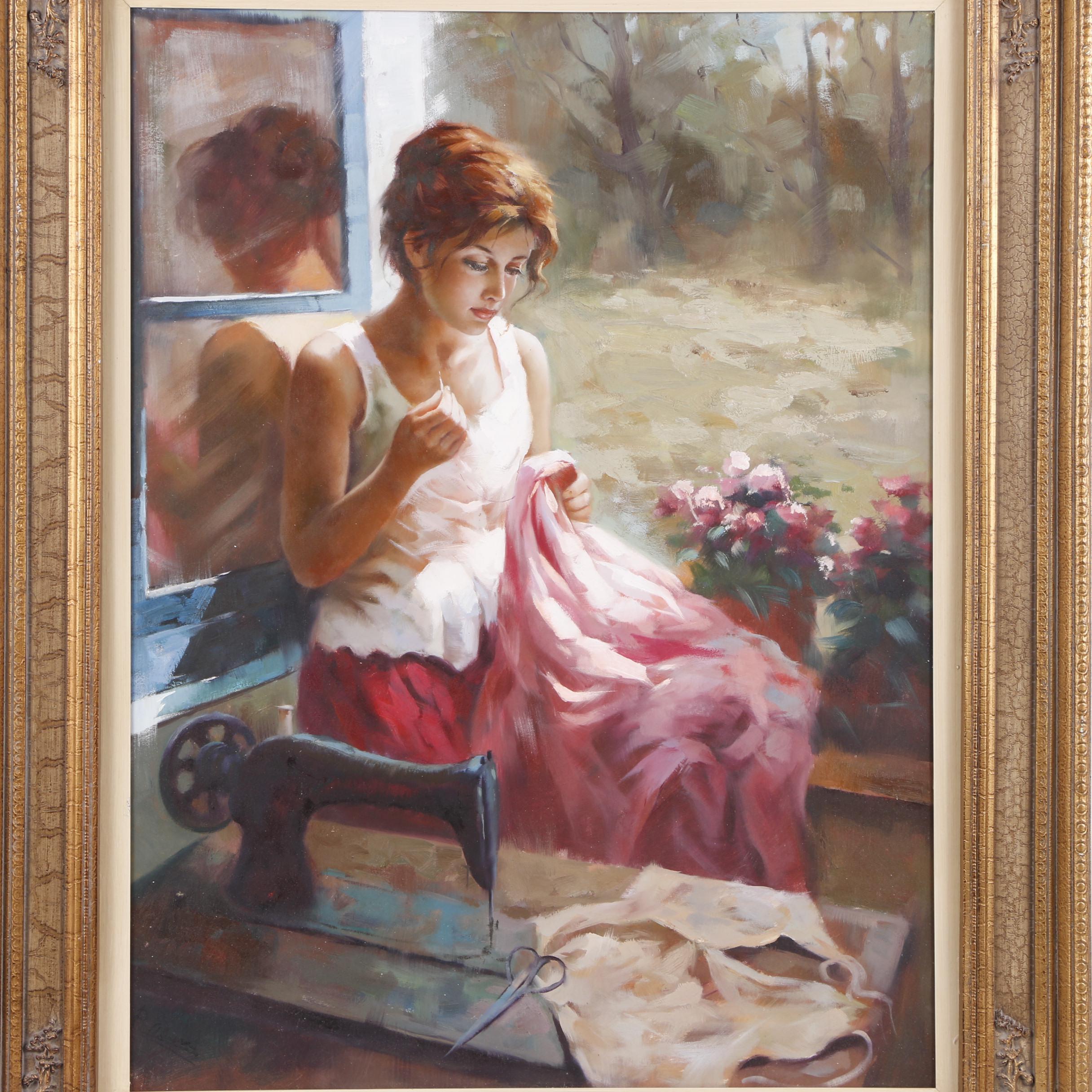 Copy Oil Painting After Vicente Romero