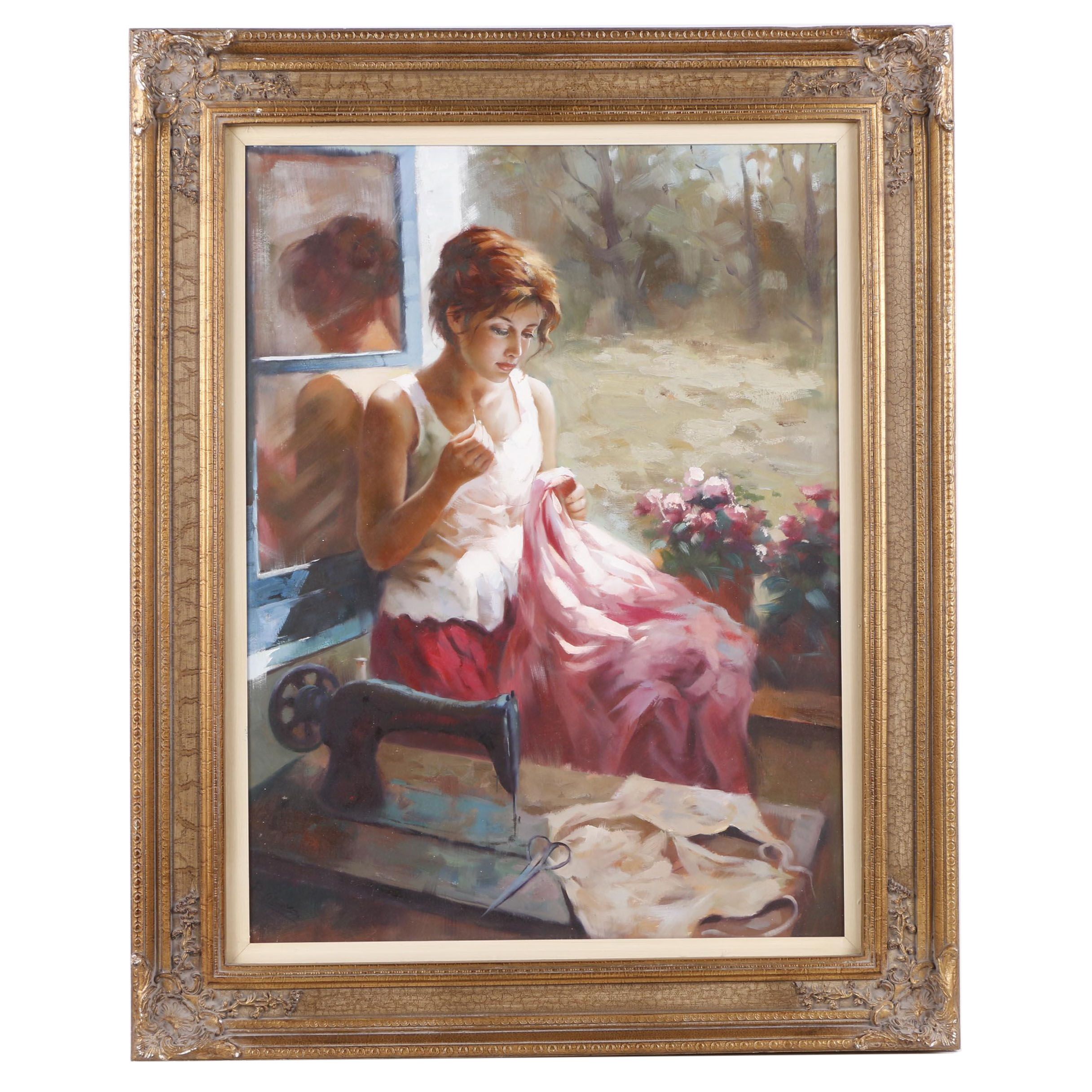 Copy Oil Painting After Vicente Romero