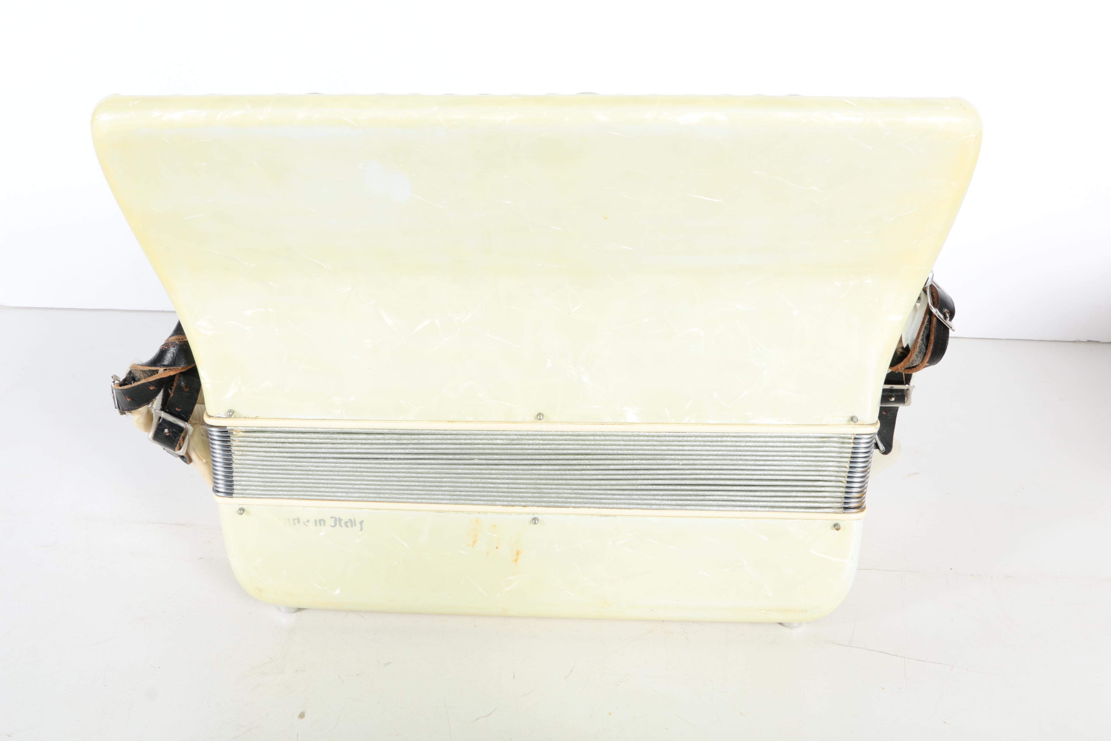 Vintage Pollina Glitter Accordion with Case