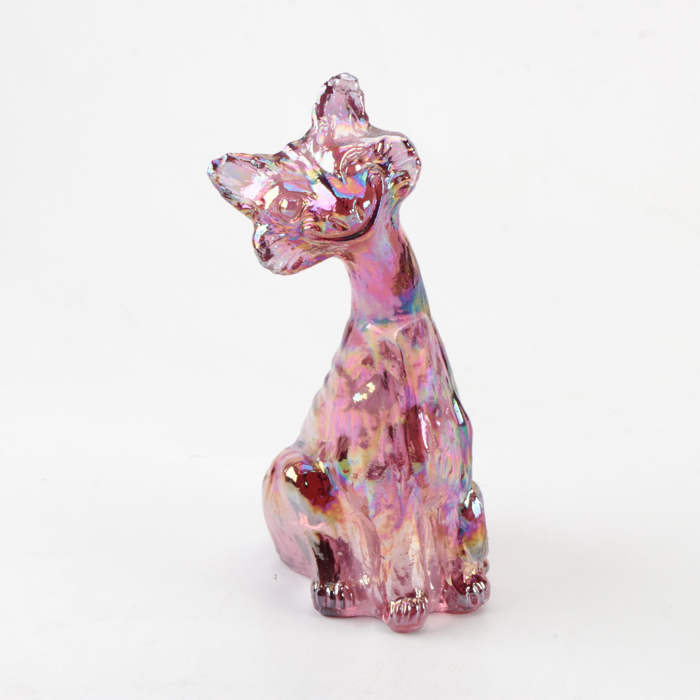 Fenton Carnival Glass "Alley Cat"