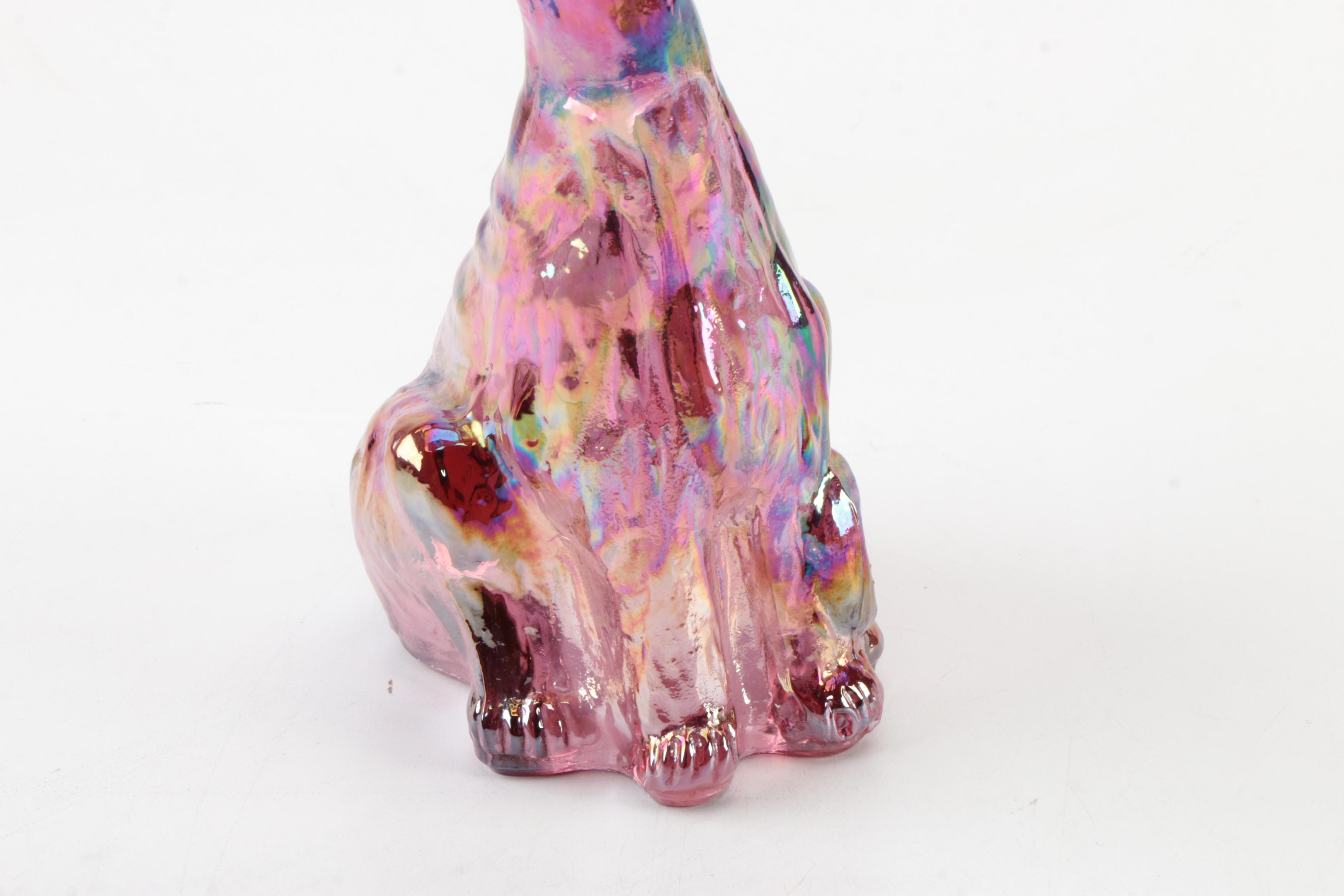 Fenton Carnival Glass "Alley Cat"