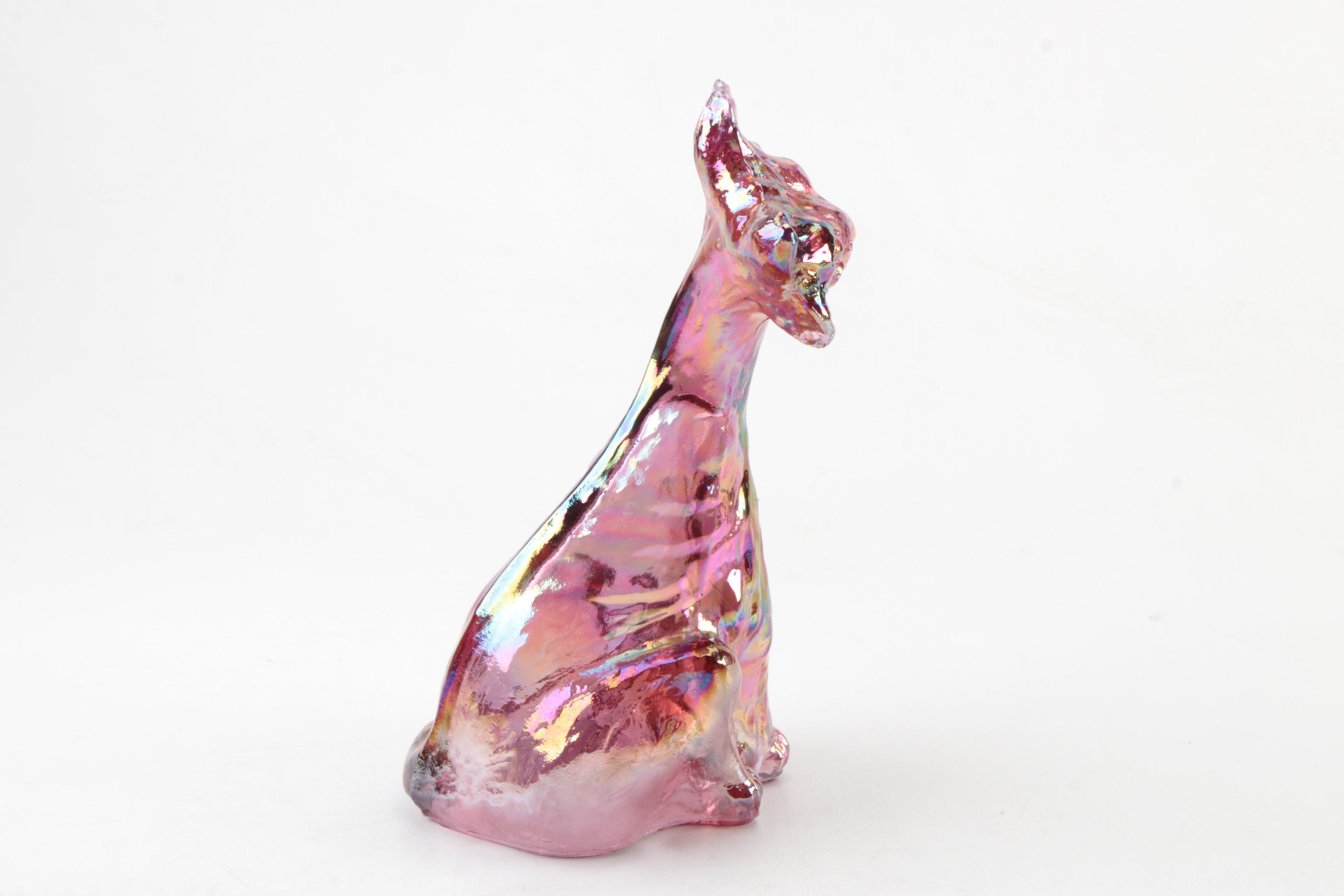 Fenton Carnival Glass "Alley Cat"