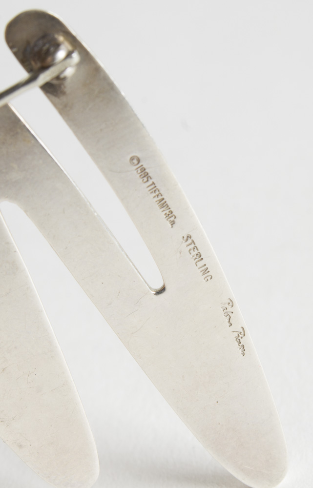 Paloma Picasso for Tiffany and Co. Sterling Silver Zig Zag Brooch