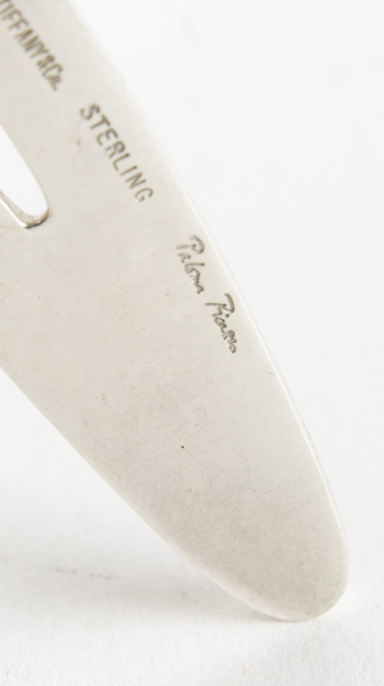 Paloma Picasso for Tiffany and Co. Sterling Silver Zig Zag Brooch