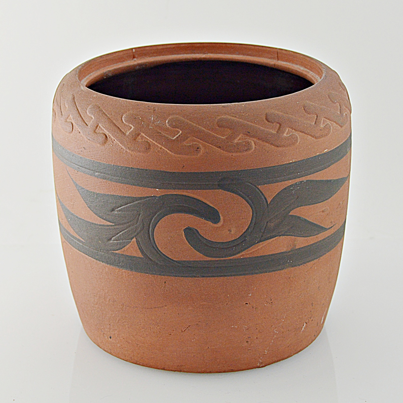 Vintage Arts & Crafts Humidor Attributed to Clifton Pottery