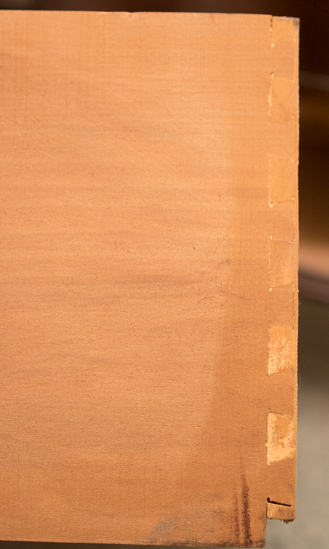 Maddox Slant-Front Secretary Desk Over Serpentine Drawers